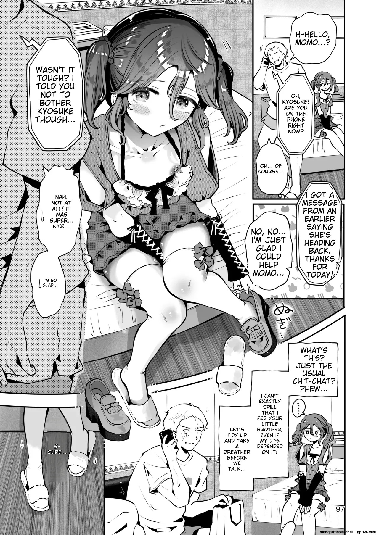 [Manga Kissa Seto (Seto Ryoko)] Naisho no An-chan [English] [MTL] [Digital] - Page 96