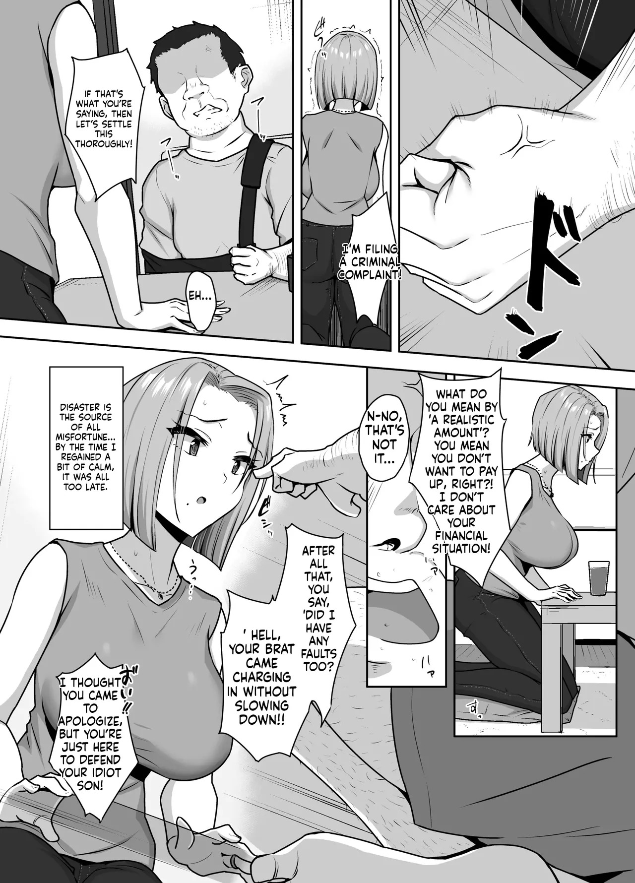 [Mocchimochiya (caruta)] Yan Mama SEX Douisho -Nakadashi Chuui!?- | Young Mom Sex Consent Form — Creampie Warning!? [English] - Page 11