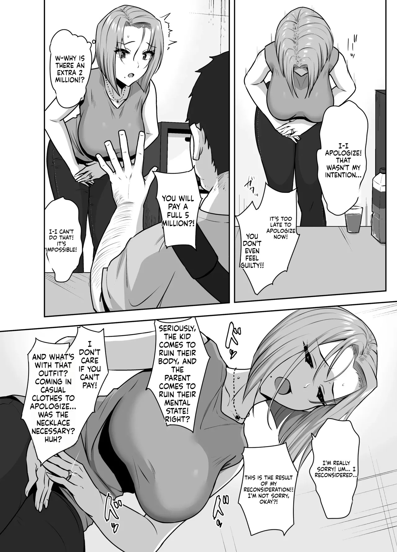 [Mocchimochiya (caruta)] Yan Mama SEX Douisho -Nakadashi Chuui!?- | Young Mom Sex Consent Form — Creampie Warning!? [English] - Page 12