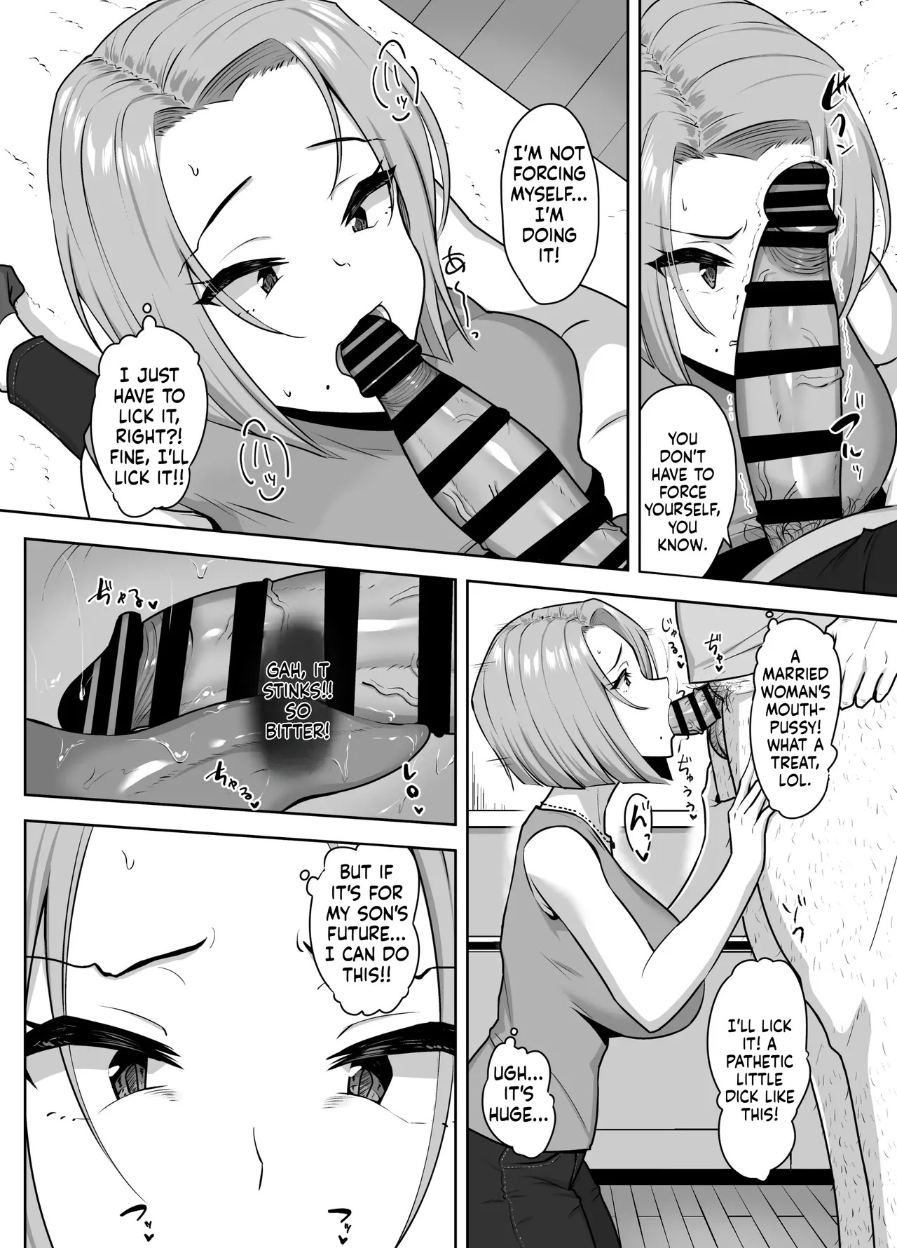 [Mocchimochiya (caruta)] Yan Mama SEX Douisho -Nakadashi Chuui!?- | Young Mom Sex Consent Form — Creampie Warning!? [English] - Page 15