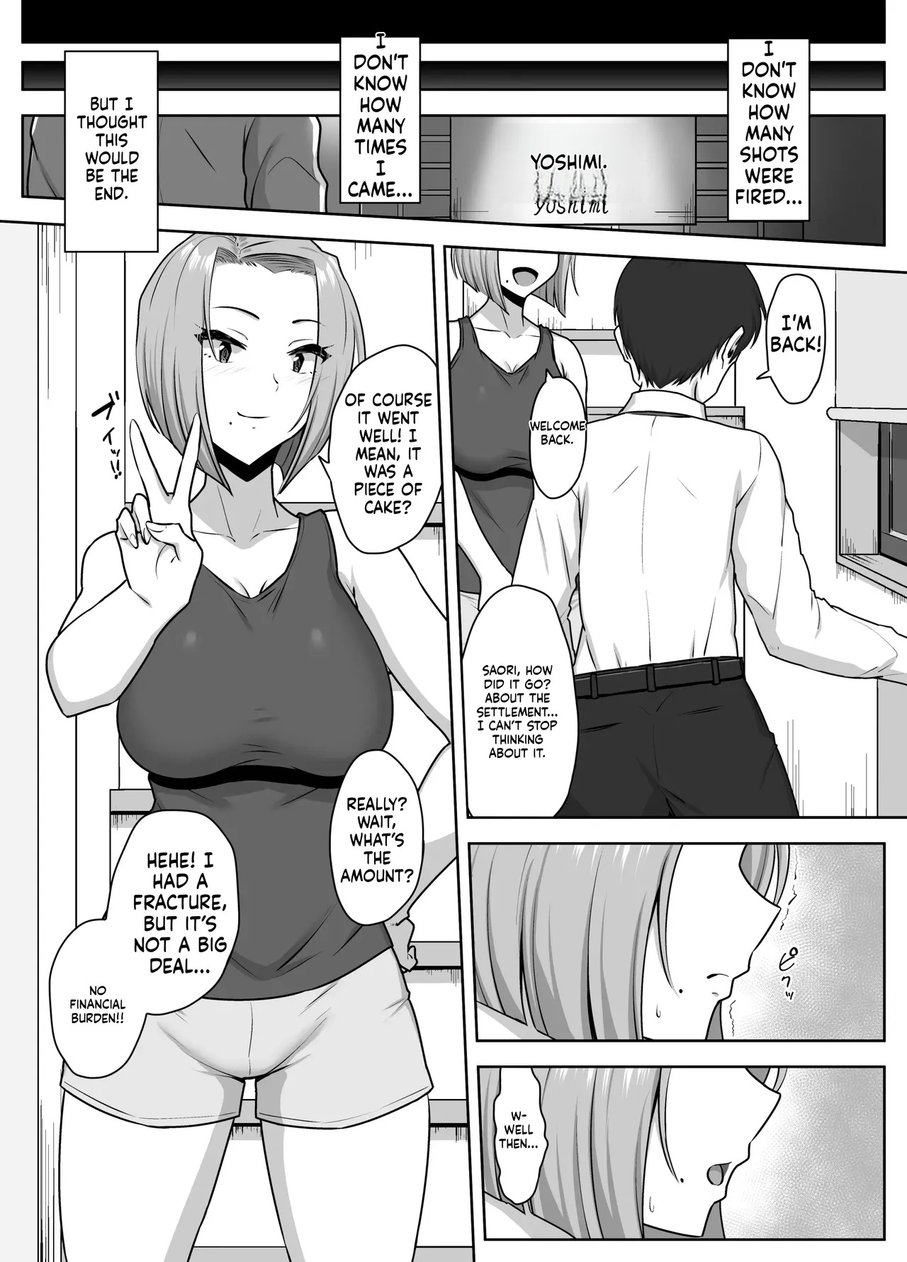 [Mocchimochiya (caruta)] Yan Mama SEX Douisho -Nakadashi Chuui!?- | Young Mom Sex Consent Form — Creampie Warning!? [English] - Page 45