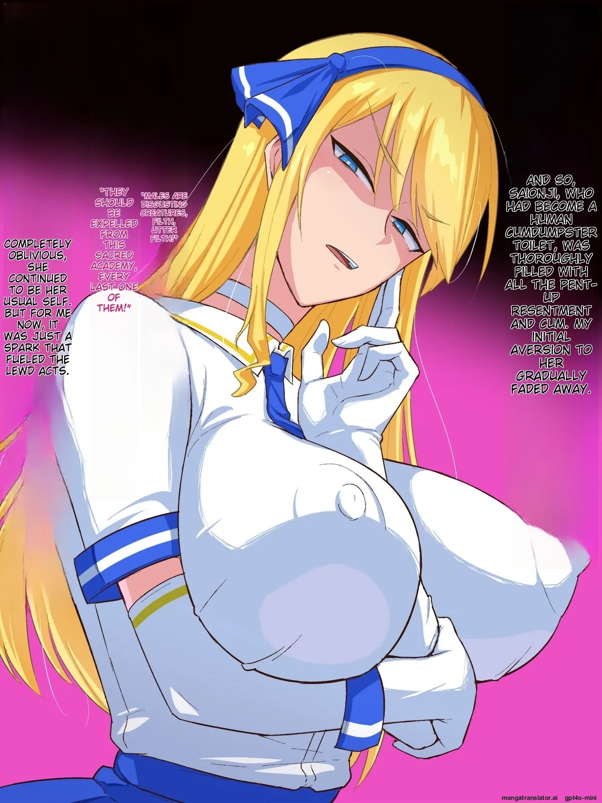 [Himitsu Kessha Vanitas] Otokogirai na Dekapai Ojou-sama wa Saimin Nikubenki | The Bosomy Heiress Who Despises Men Becomes a Hypnotic Plaything [English] [MTL] - Page 29