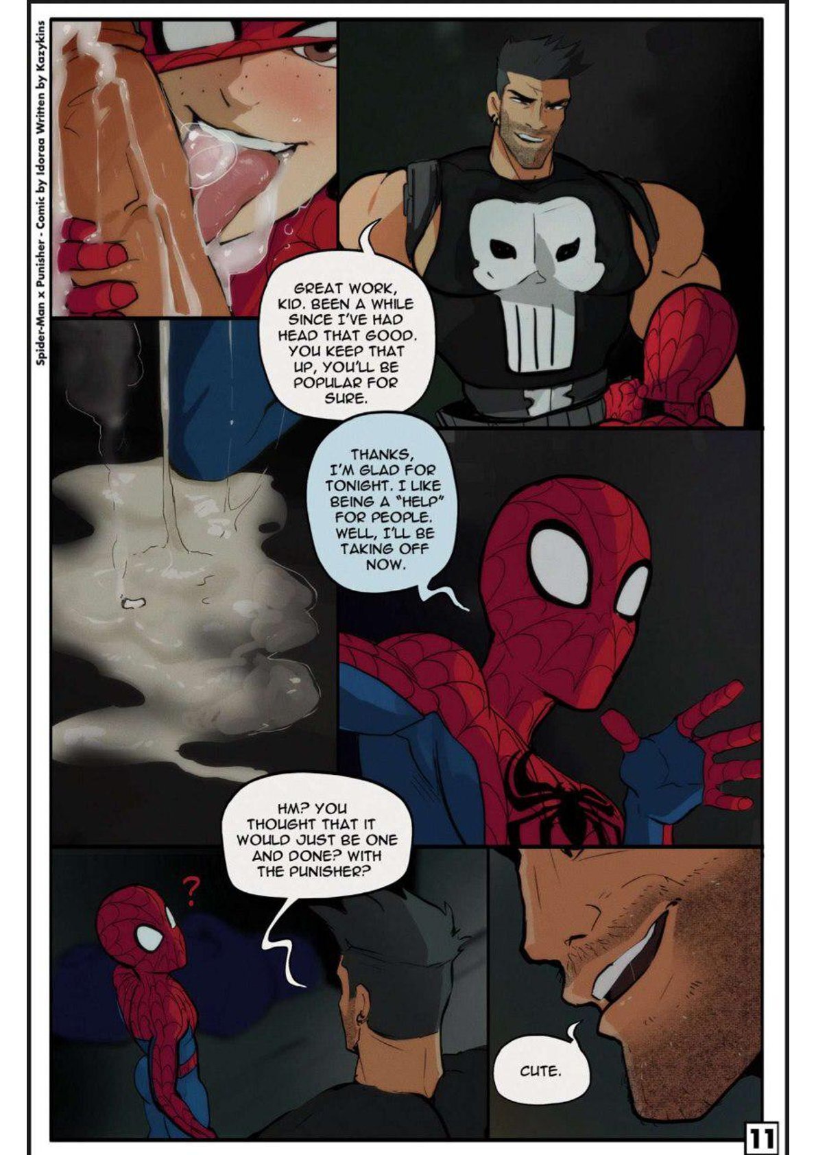 idoraad / lilprincyv - spiderman x punisher mini-comic - Page 11