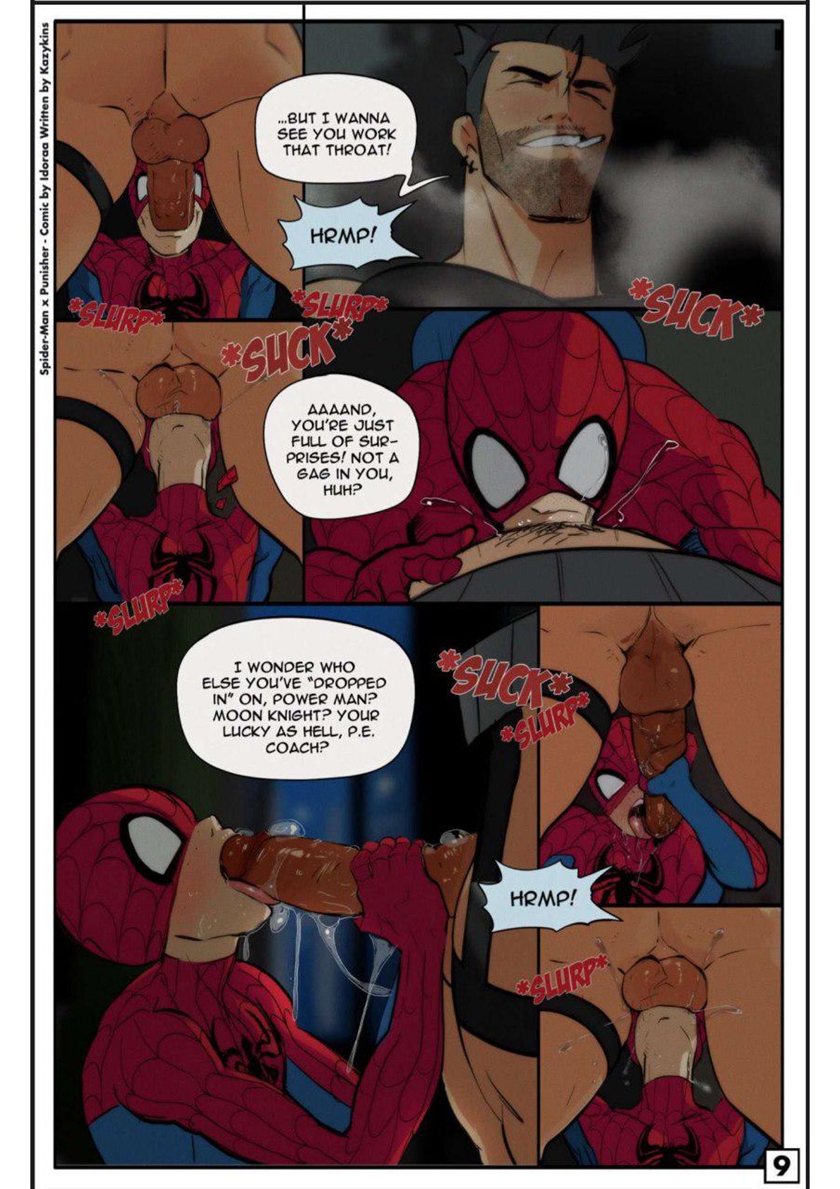 idoraad / lilprincyv - spiderman x punisher mini-comic - Page 9