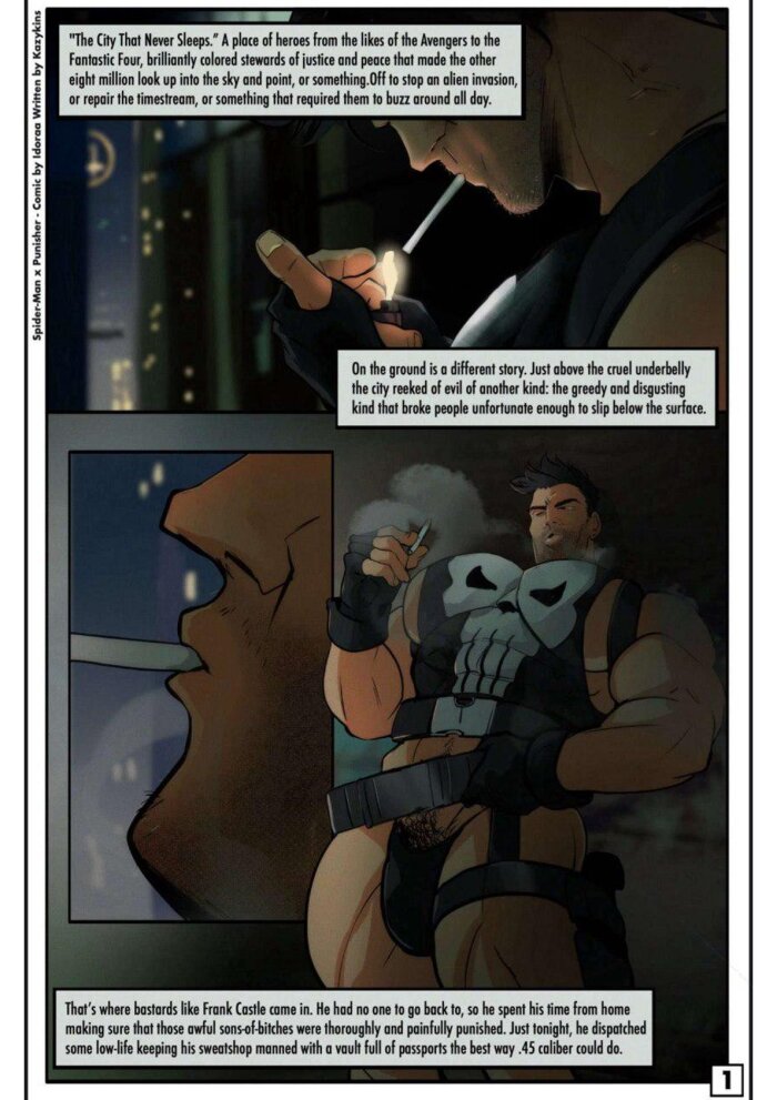 idoraad / lilprincyv - spiderman x punisher mini-comic
