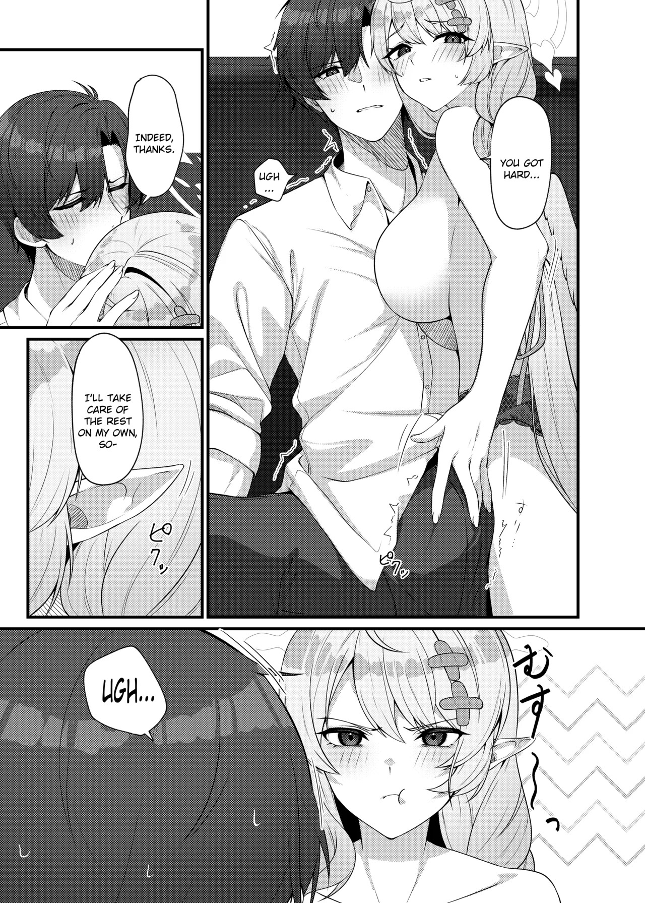 [Mendako Suizokukan (Oruka)] Sensei ni Kyuugo no Te o! | A Helping Hand for Sensei! (Blue Archive) [English] [Literally Starving] [Digital] - Page 17