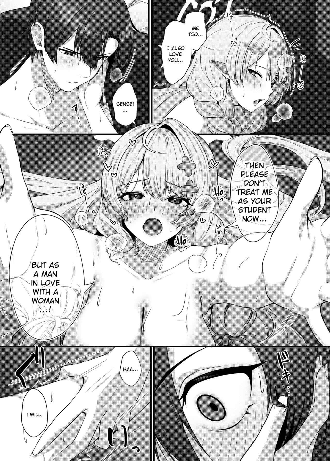 [Mendako Suizokukan (Oruka)] Sensei ni Kyuugo no Te o! | A Helping Hand for Sensei! (Blue Archive) [English] [Literally Starving] [Digital] - Page 29