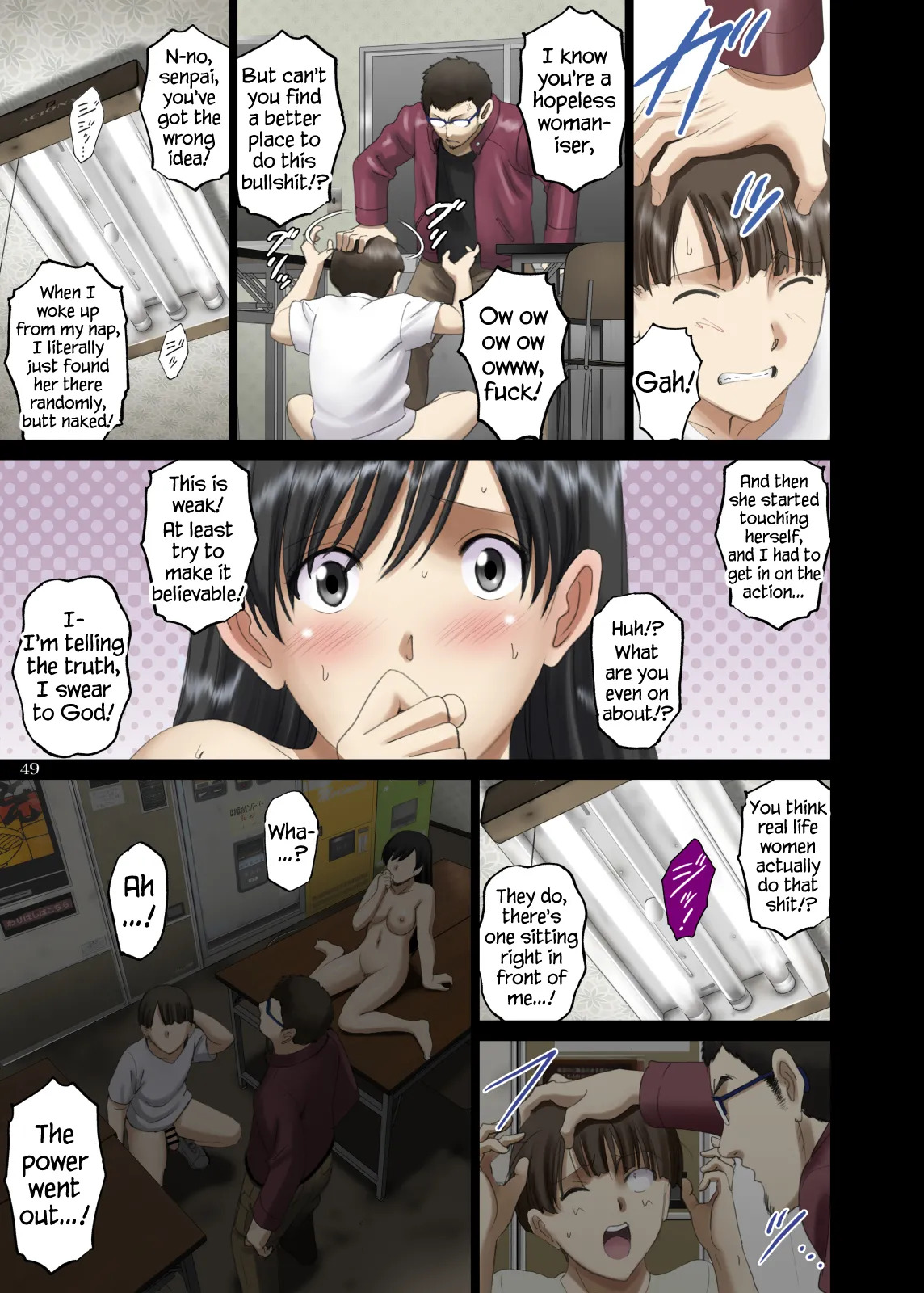 [ACTIVA (SMAC)] Roshutsu Otome Comic "Seiso na Kanojo wa Yoru no Drive-in de Isshimatowanu ~Kanzaki Yuka~" | R-Otome Comic "The Innocent Young Lady's Naked Night at the Roadside Rest Stop ~Yuka Kanzaki~" [English] [SaLamiLid] [Digital] - Page 49