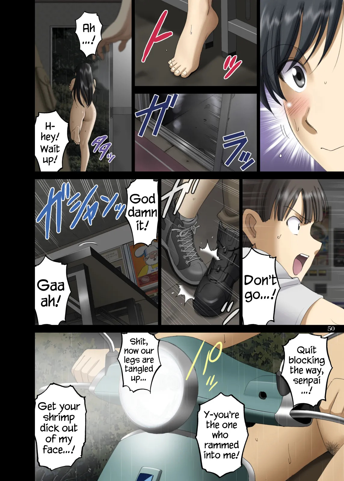 [ACTIVA (SMAC)] Roshutsu Otome Comic "Seiso na Kanojo wa Yoru no Drive-in de Isshimatowanu ~Kanzaki Yuka~" | R-Otome Comic "The Innocent Young Lady's Naked Night at the Roadside Rest Stop ~Yuka Kanzaki~" [English] [SaLamiLid] [Digital] - Page 50