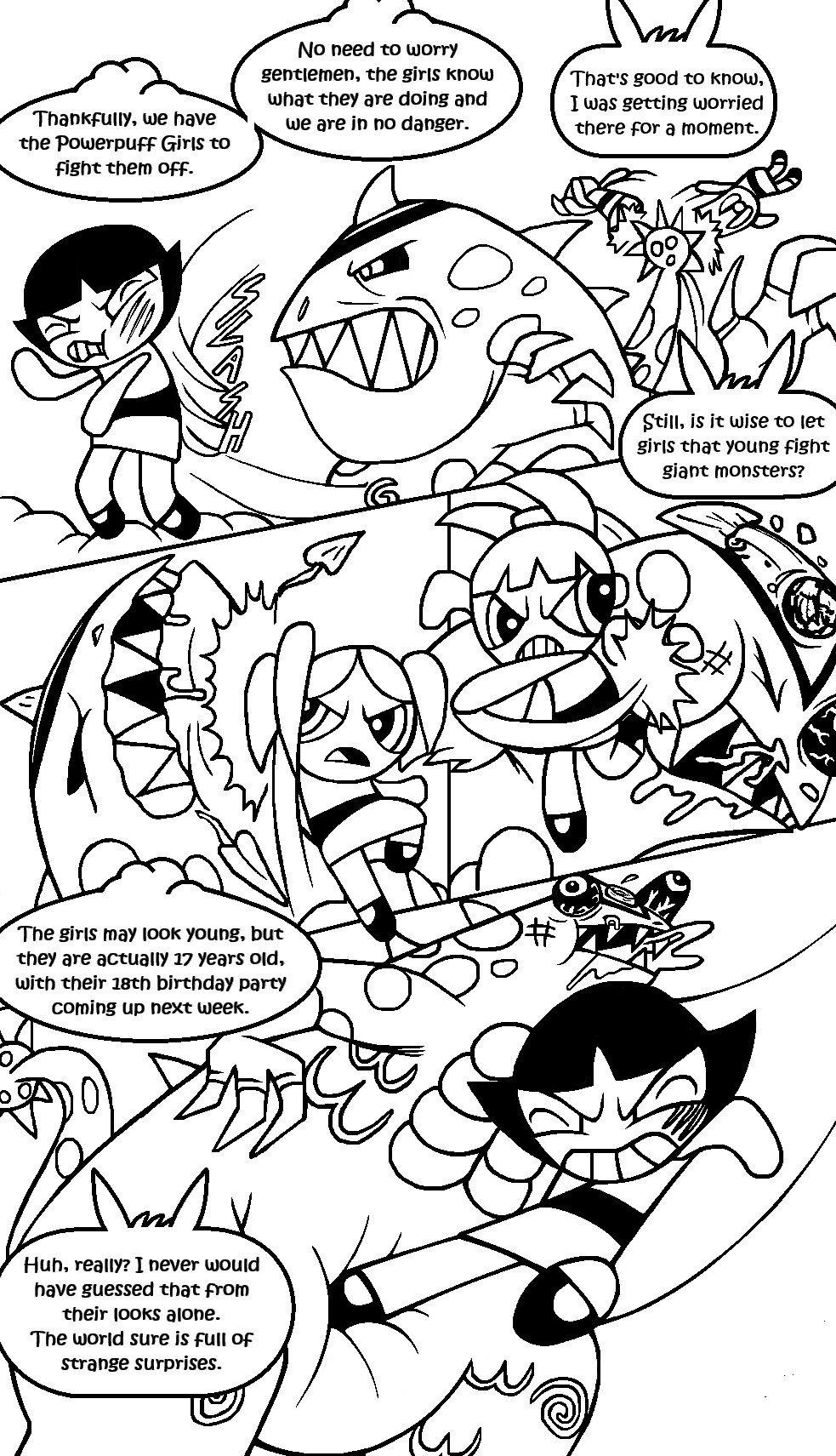 [Robinebra, TheSmuttiestBeast] Museum Tour (The Powerpuff Girls) - Page 10