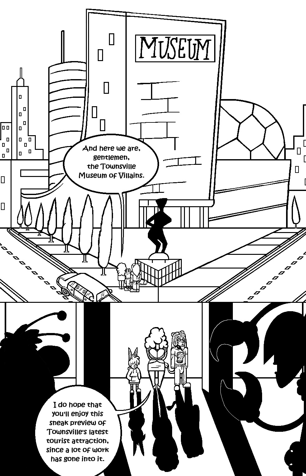 [Robinebra, TheSmuttiestBeast] Museum Tour (The Powerpuff Girls) - Page 12