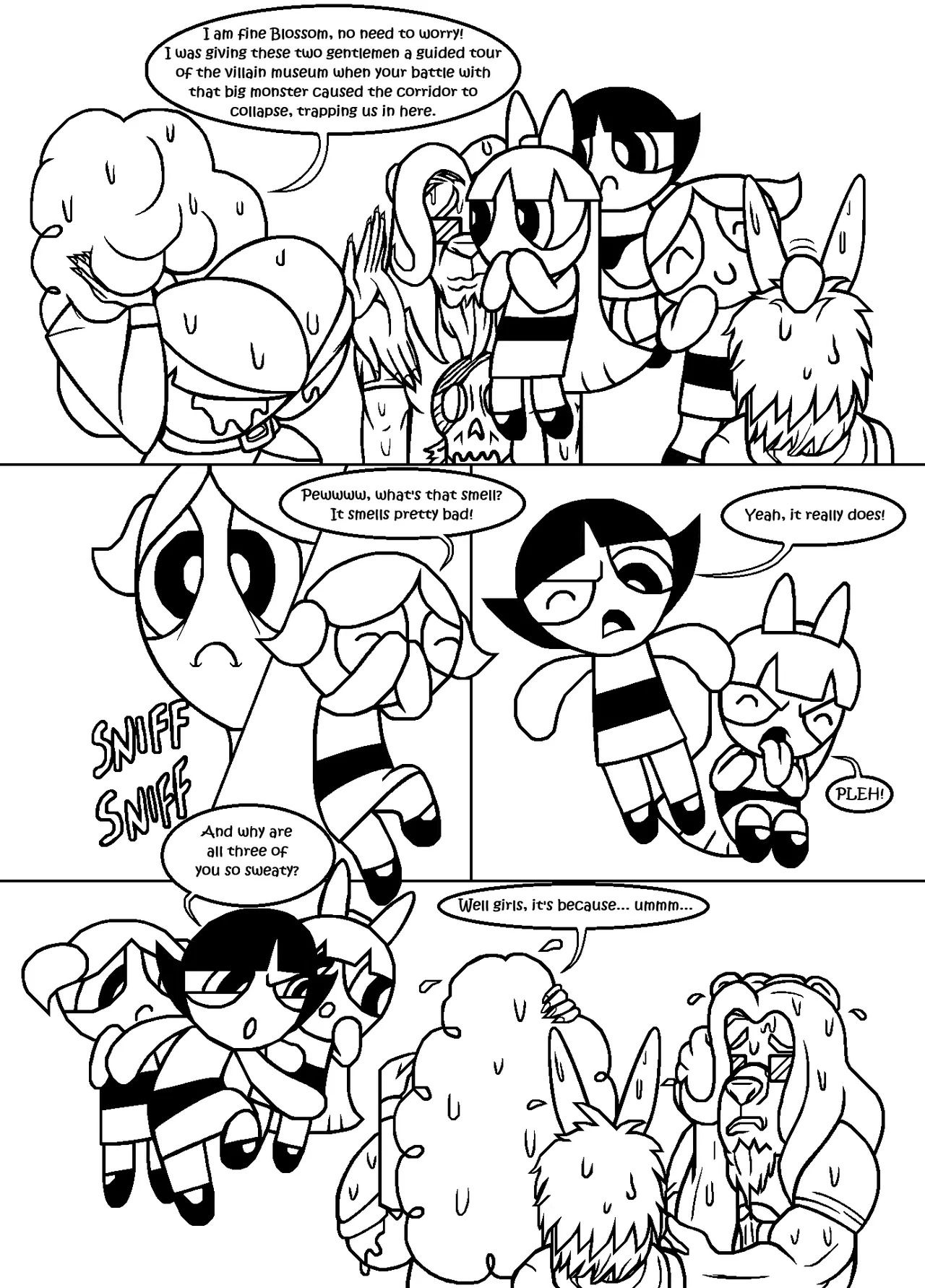 [Robinebra, TheSmuttiestBeast] Museum Tour (The Powerpuff Girls) - Page 42