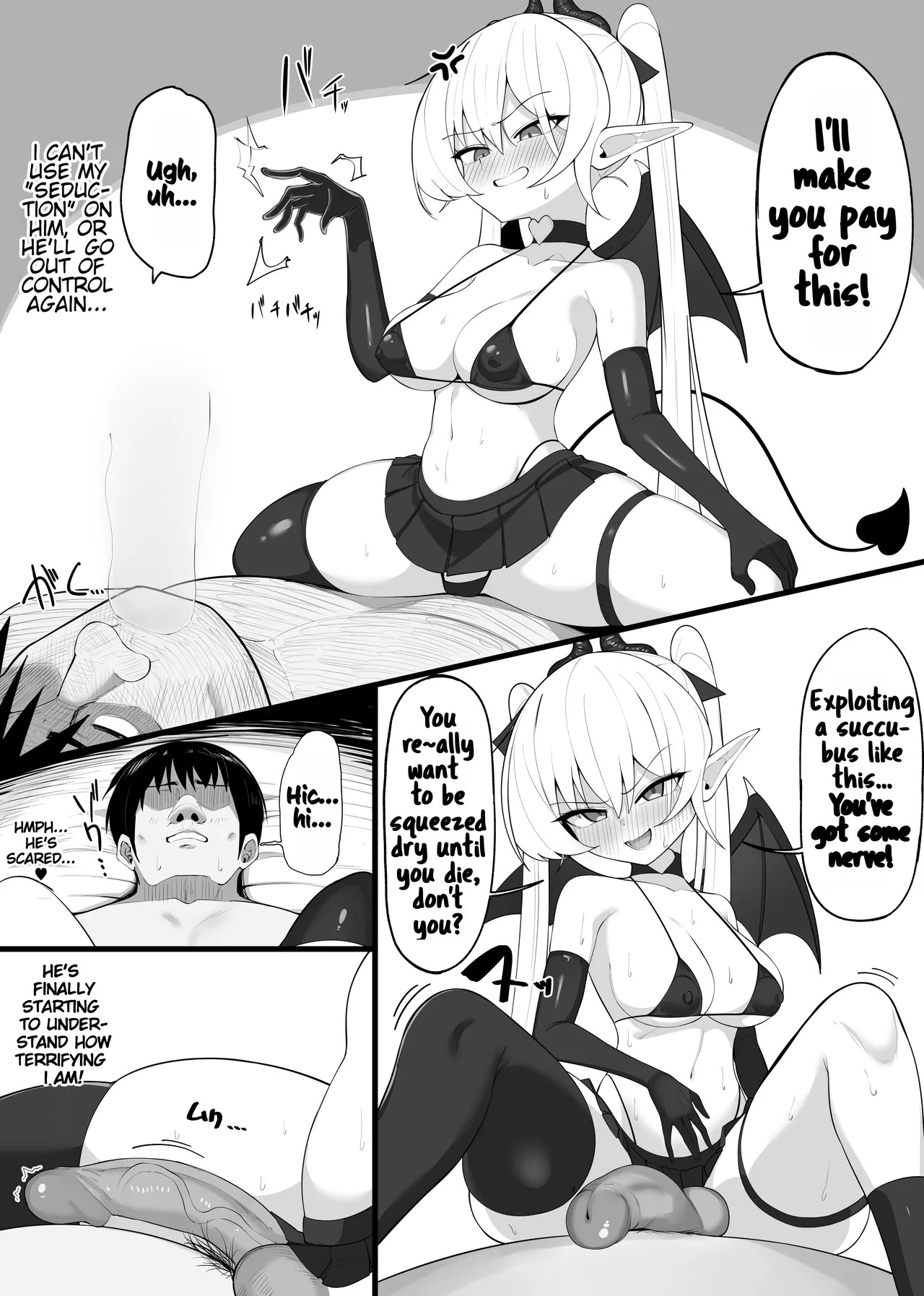 [Oshinobu no Yakata (Oshinobu)] Atashi no Ejiki ni Narinasai! 1+2+bonus | Fall prey to a succubus! 1+2+bonus [English][karaqis] - Page 25