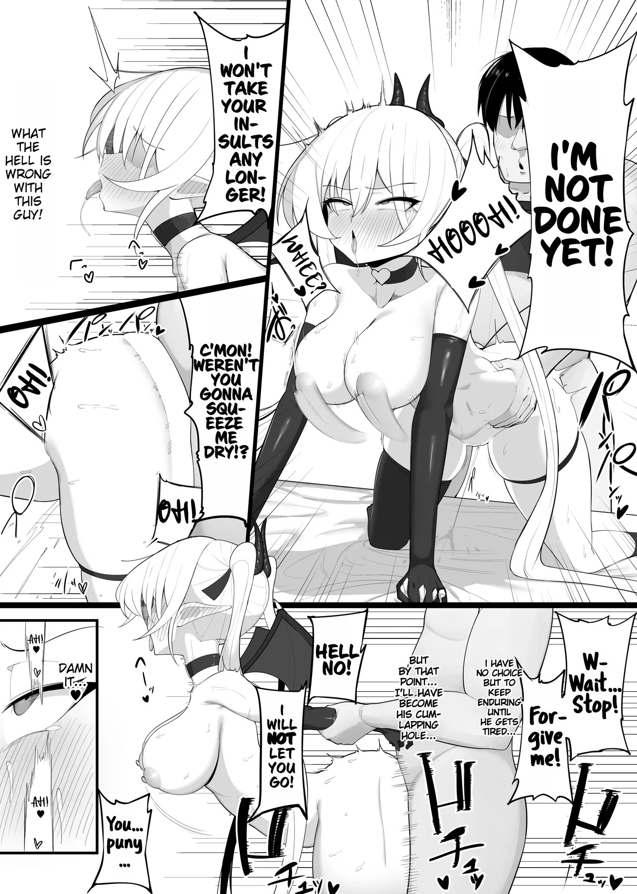[Oshinobu no Yakata (Oshinobu)] Atashi no Ejiki ni Narinasai! 1+2+bonus | Fall prey to a succubus! 1+2+bonus [English][karaqis] - Page 34