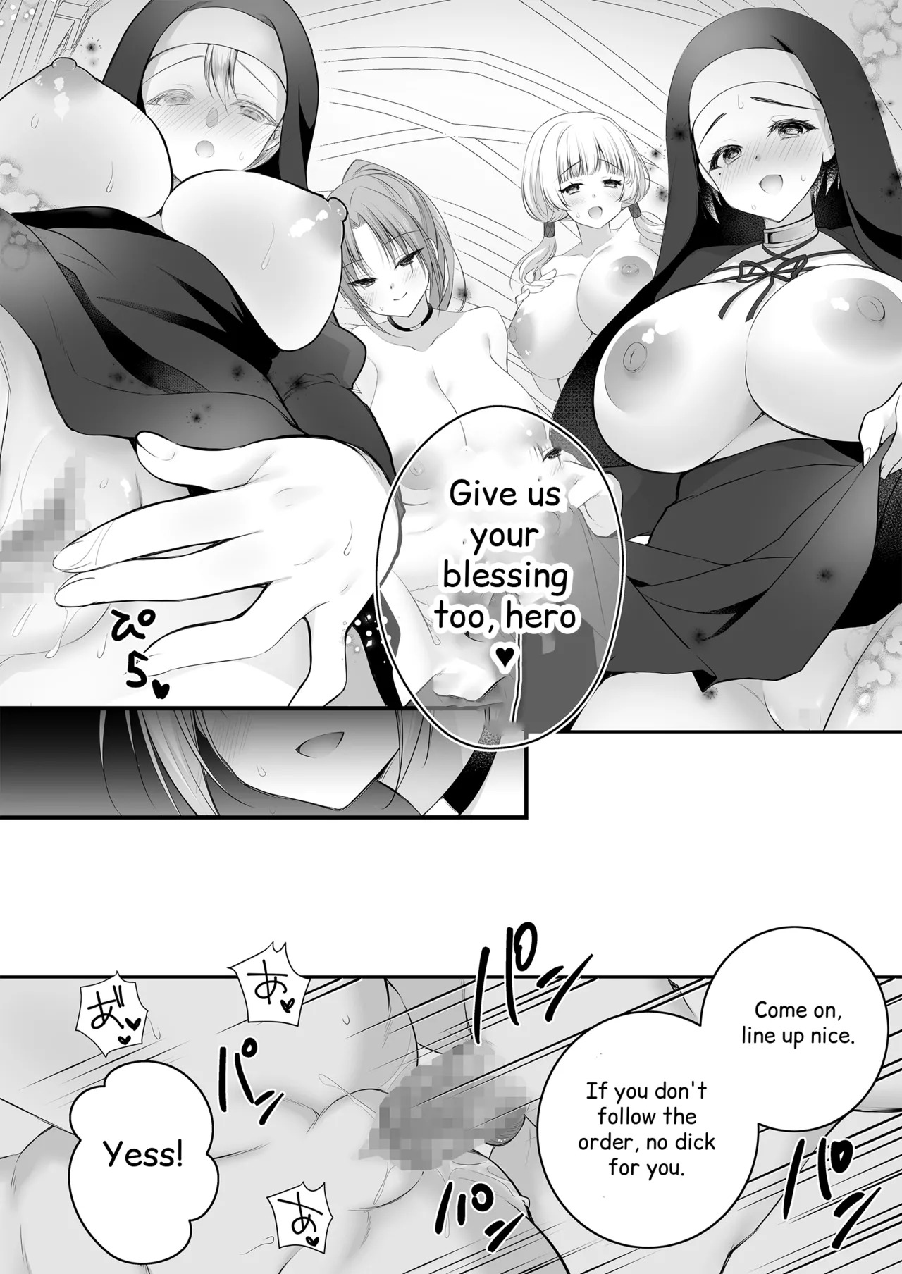 [NANACAN (Nanaca Mai)] Isekai Gangrape III ~I Took Life Lightly as a Sugar Baby—But My Skill Turned Out to Be Top-Tier Pussy That Makes Dicks Line Up Instantlyt~ + Isekai Gangrape Side Story: Two Saintesses Arc ~Today Too, We'll Do Our Best as a Meat Toilet On Duty★~ [English] [Digital] - Page 58