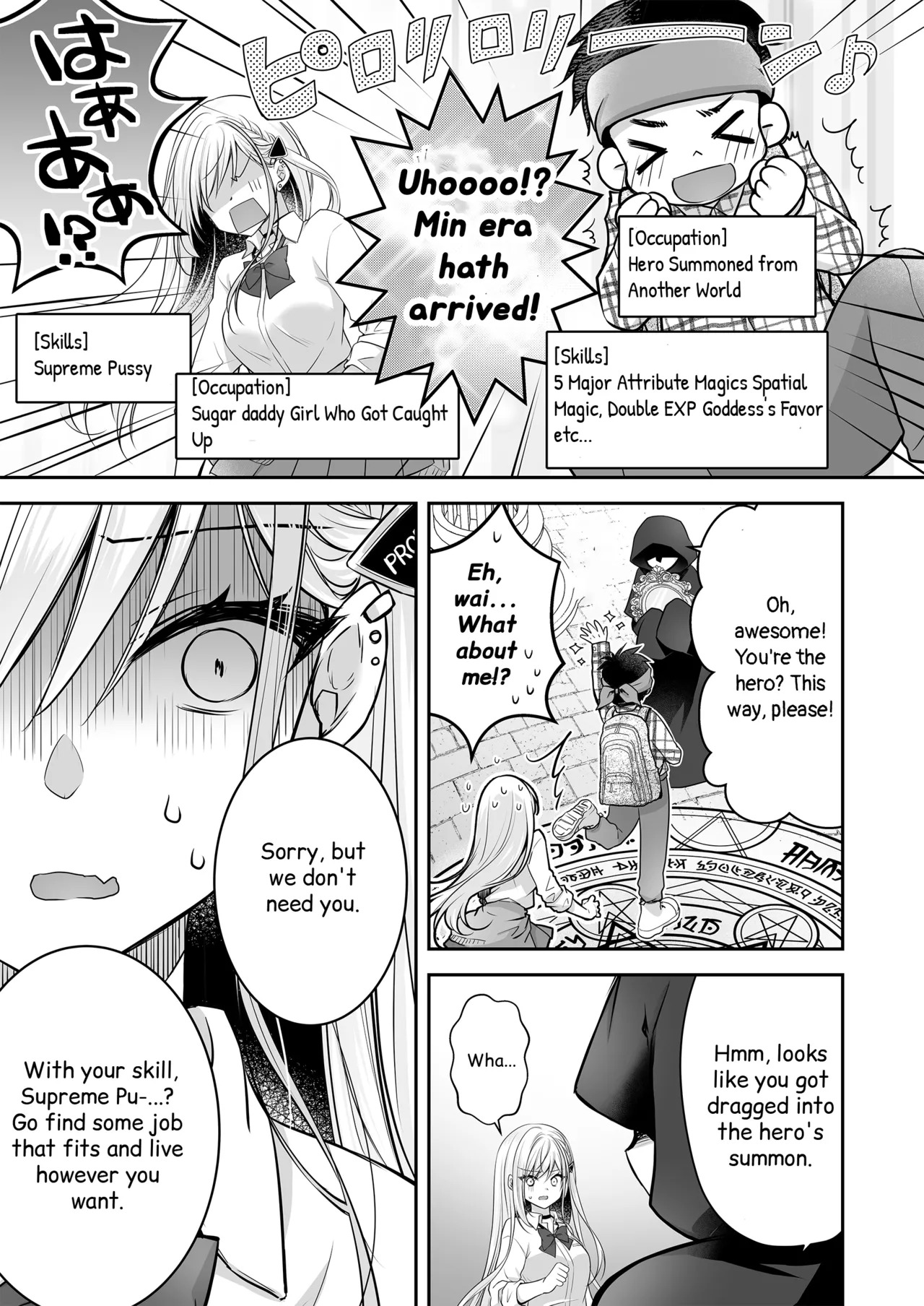 [NANACAN (Nanaca Mai)] Isekai Gangrape III ~I Took Life Lightly as a Sugar Baby—But My Skill Turned Out to Be Top-Tier Pussy That Makes Dicks Line Up Instantlyt~ + Isekai Gangrape Side Story: Two Saintesses Arc ~Today Too, We'll Do Our Best as a Meat Toilet On Duty★~ [English] [Digital] - Page 9