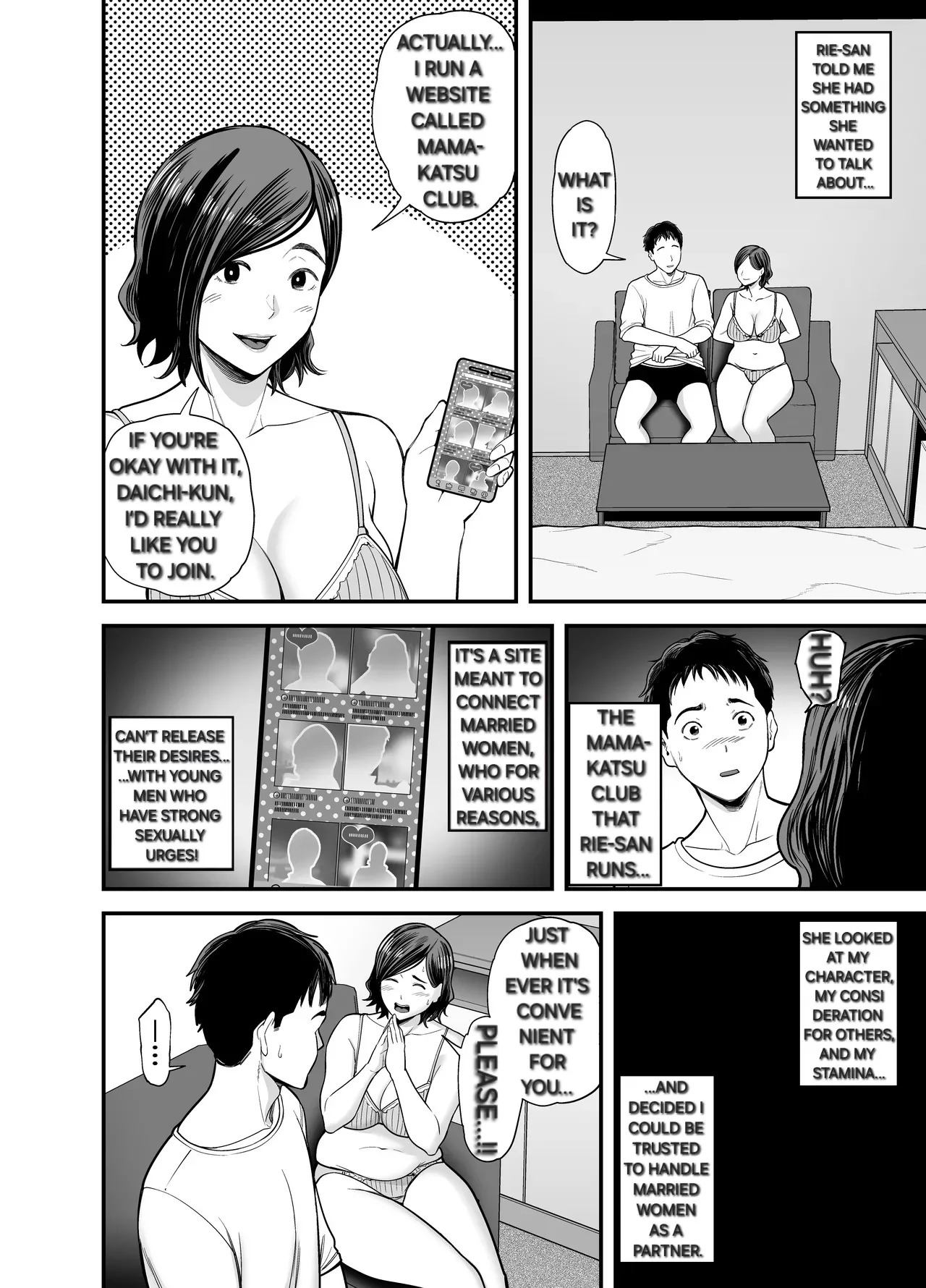 [Ura Meshiya (Matcha Neji)] Mamakatsu Club Episode 0 [Digital] [English] [Alyssaquenn] - Page 14