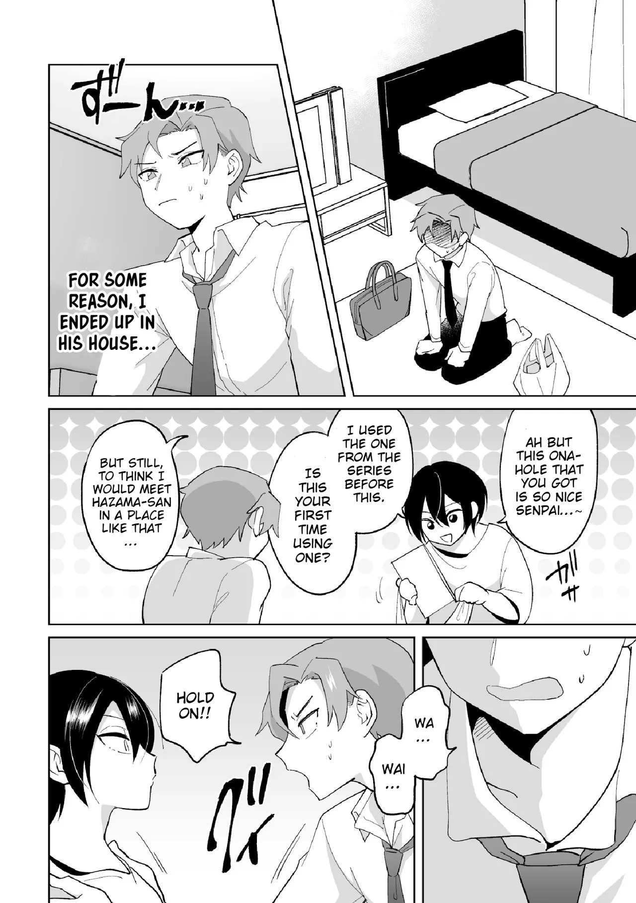 [Ohenari] Namaiki na Kouhai ni Omocha ni Sarete Doutei Ubawaremashita [English] [Akuma Scans] [HENTAIERA.COM] - Page 6