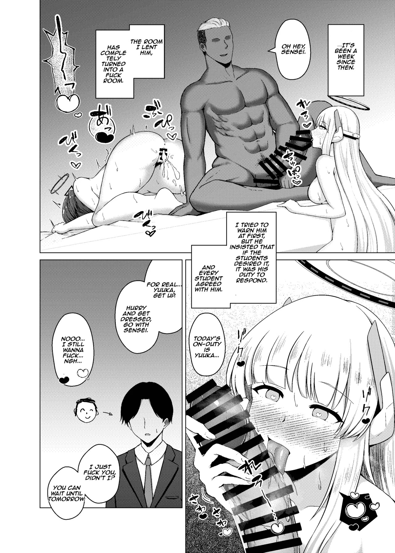 [Minamo Ruri] Buruaka NTR・BSS Manga | Blue Archive NTR・BSS themed manga (Blue Archive) [Aishi21] [English] - Page 2