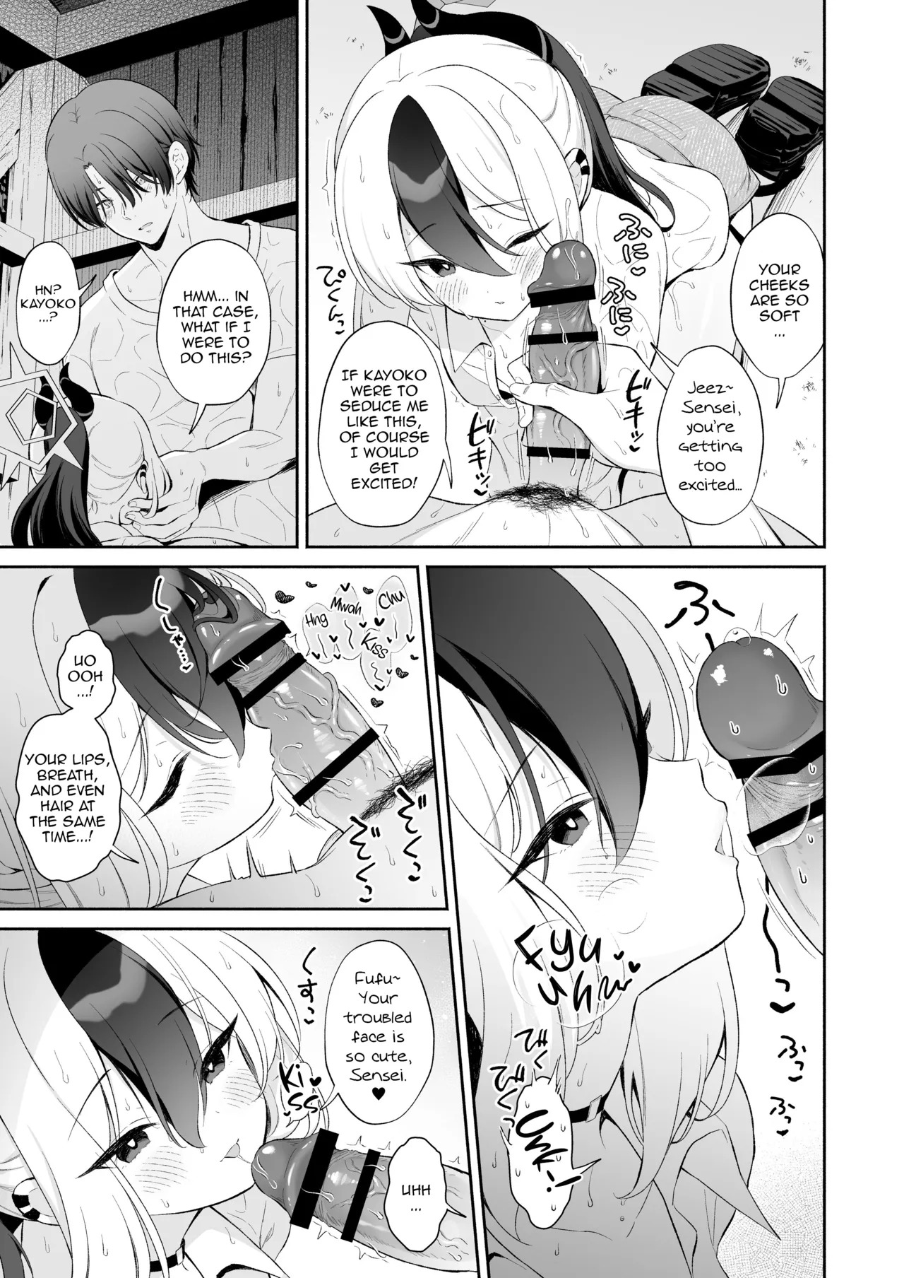 [Pandagaippiki. (Komi Zumiko)] Nuresuke Kayoko to Bustei de... + Omake Manga Ano Hi no Sonogo... | Rain Soaked Kayoko at the Bus Stop + Omake manga after that day. (Blue Archive) [English] [DeppoTL] [Digital] - Page 8