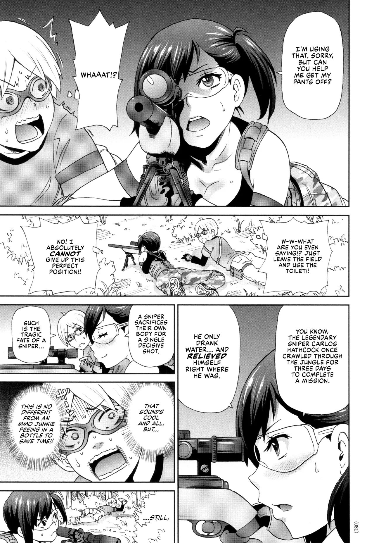 [John K. Pe-ta] Senjou no Nikuana Sniper (Monzetsu Opportunity) [English] [CulturedCommissions] - Page 5
