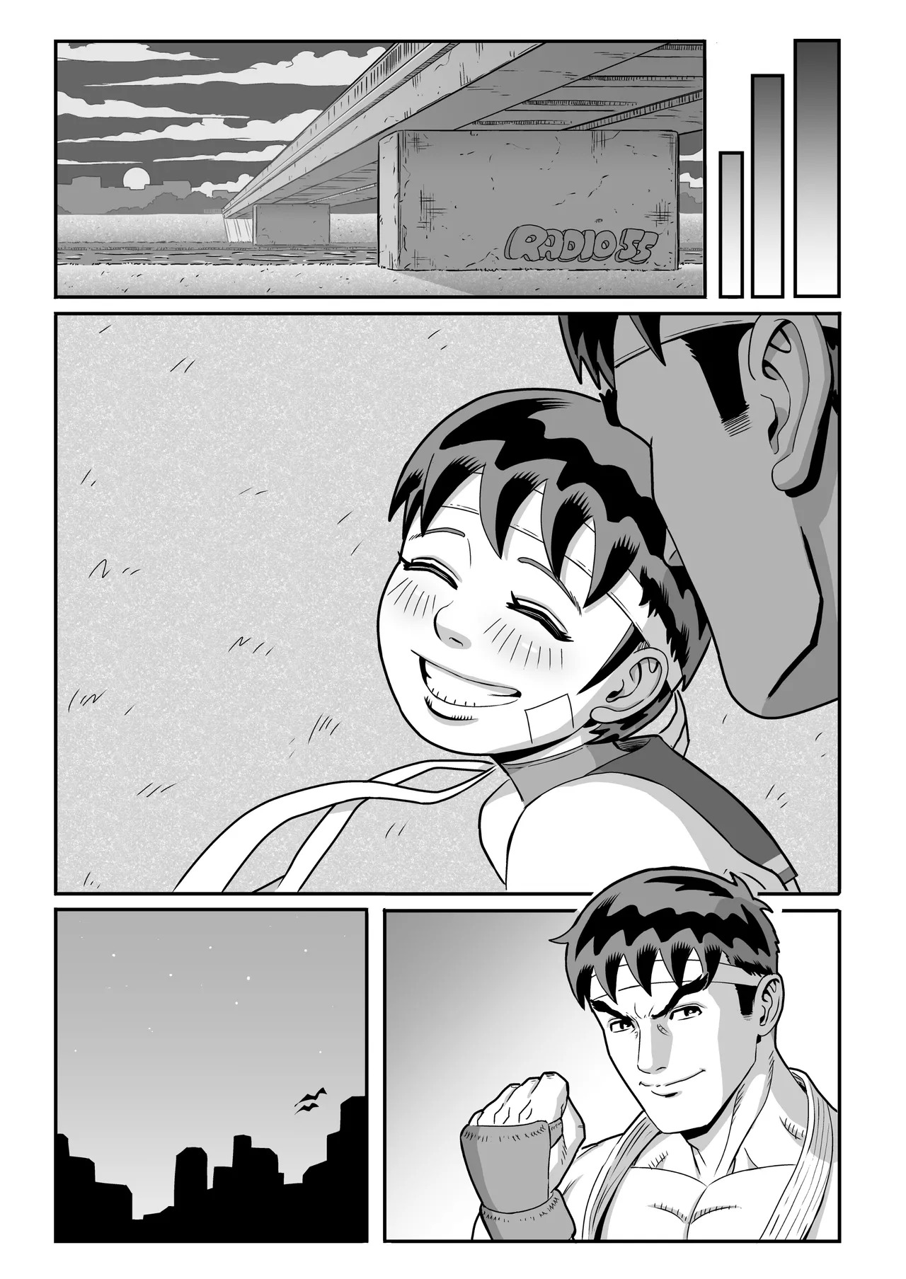 [おぶりび庵 (おぶりびやん)] 純情娘と初めてどうし嬉し恥ずかし汗だく濃厚ラブラブえっち (Street Fighter) - Page 75