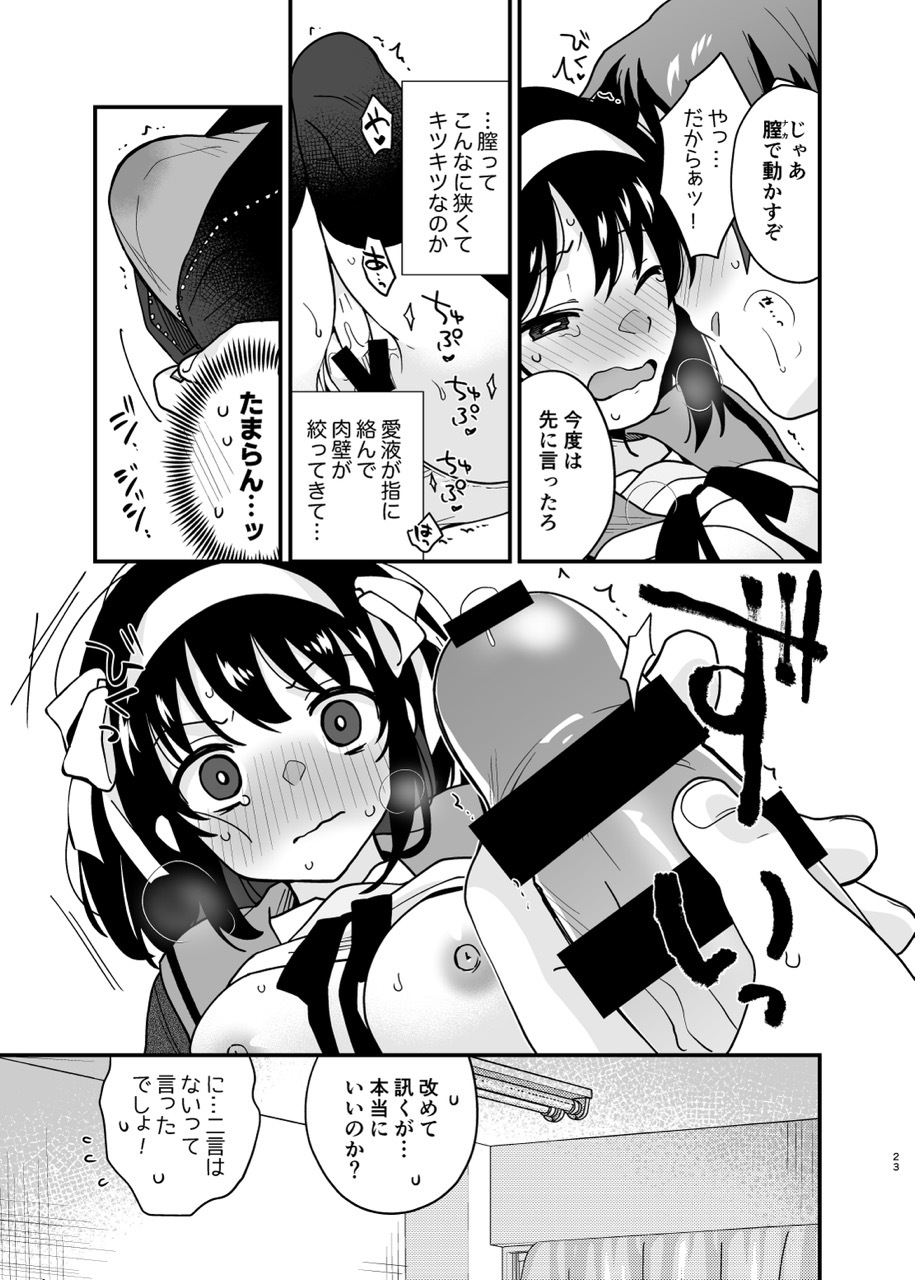 [Niwatoritowani (Taiki)] Kimi no Sonzai Shoumei (Suzumiya Haruhi no Yuuutsu) [Digital] - Page 22