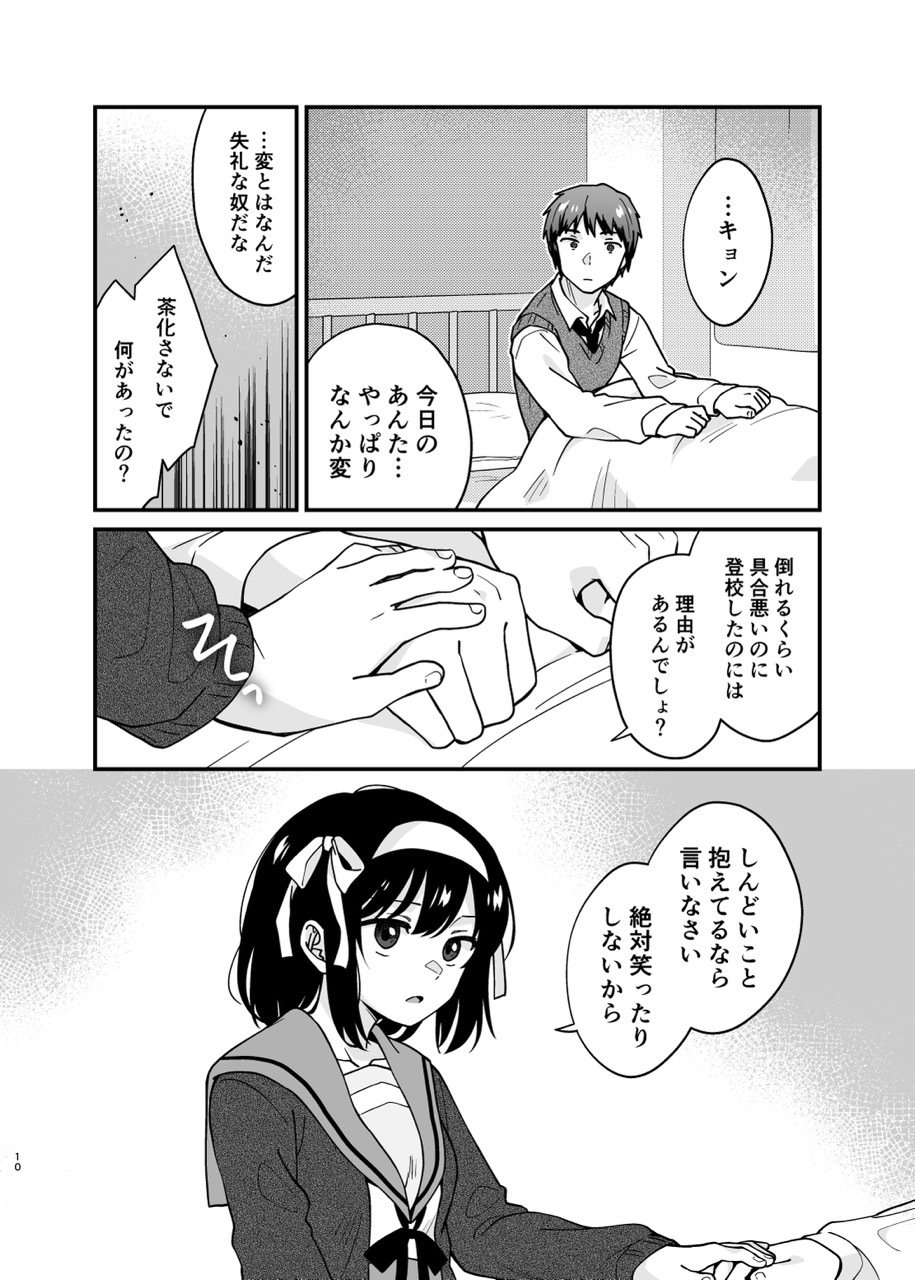 [Niwatoritowani (Taiki)] Kimi no Sonzai Shoumei (Suzumiya Haruhi no Yuuutsu) [Digital] - Page 9