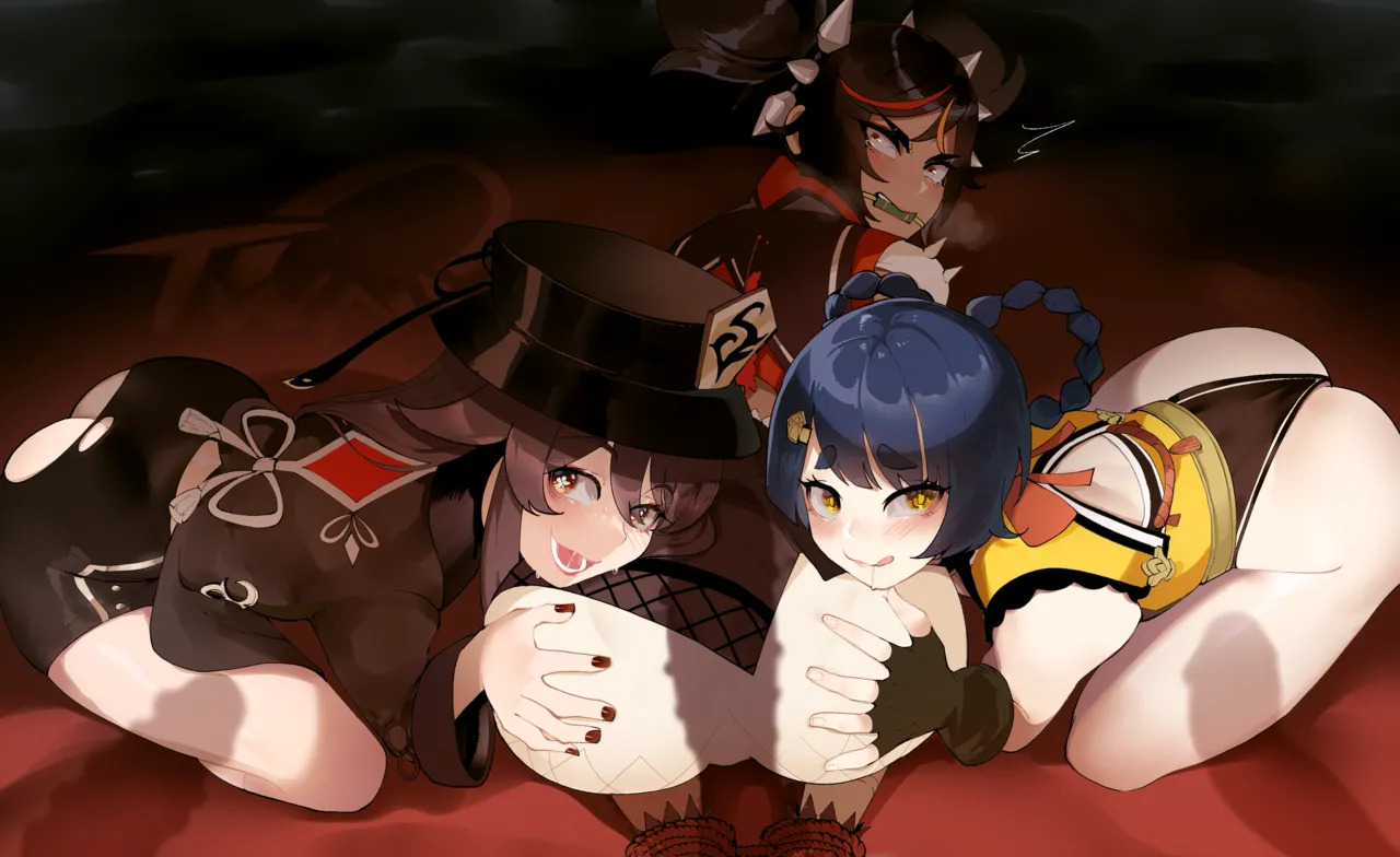 Genshin girls x Monsters (ThiccWithaQ) (English text /no text) - Page 78