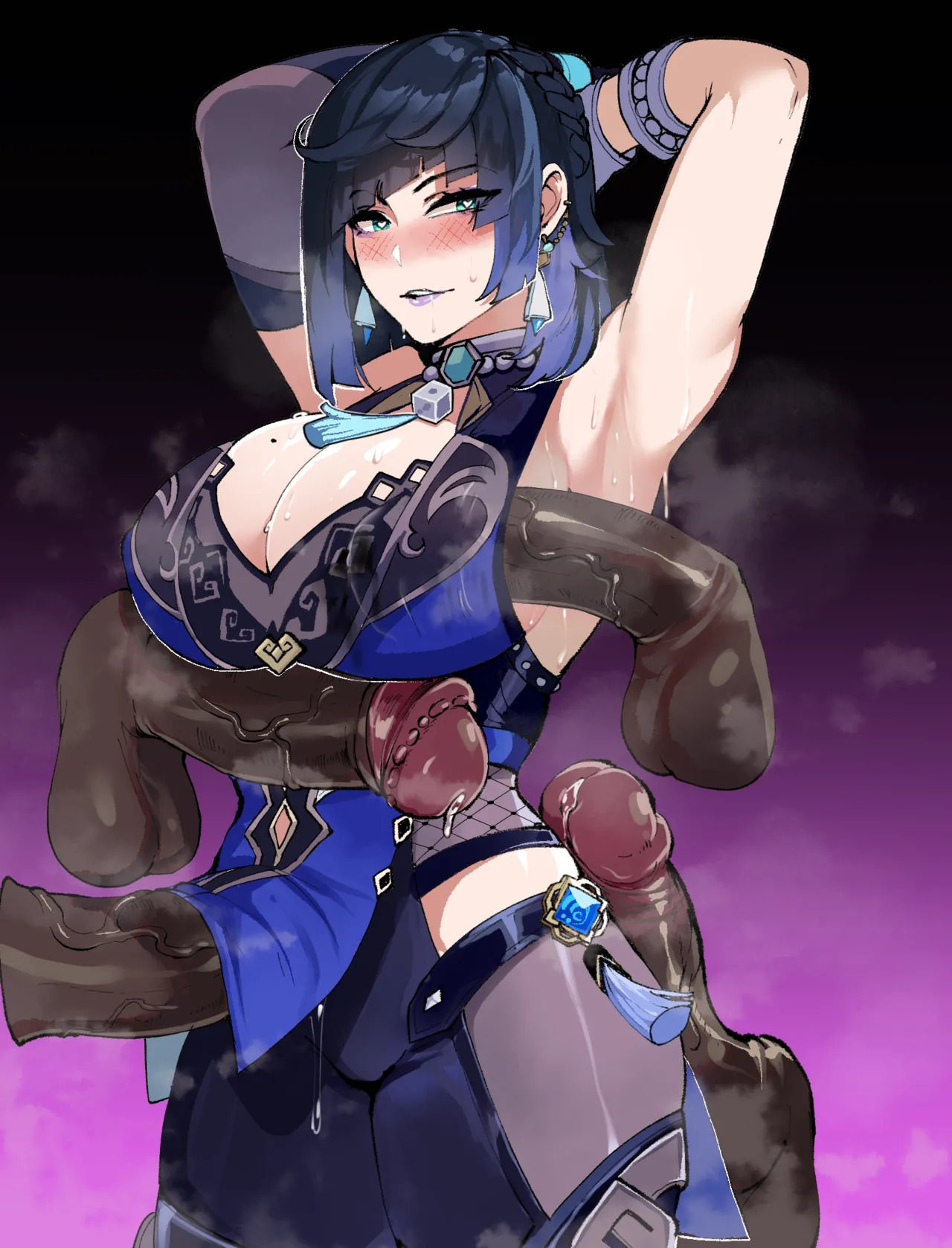 Genshin girls x Monsters (ThiccWithaQ) (English text /no text) - Page 83