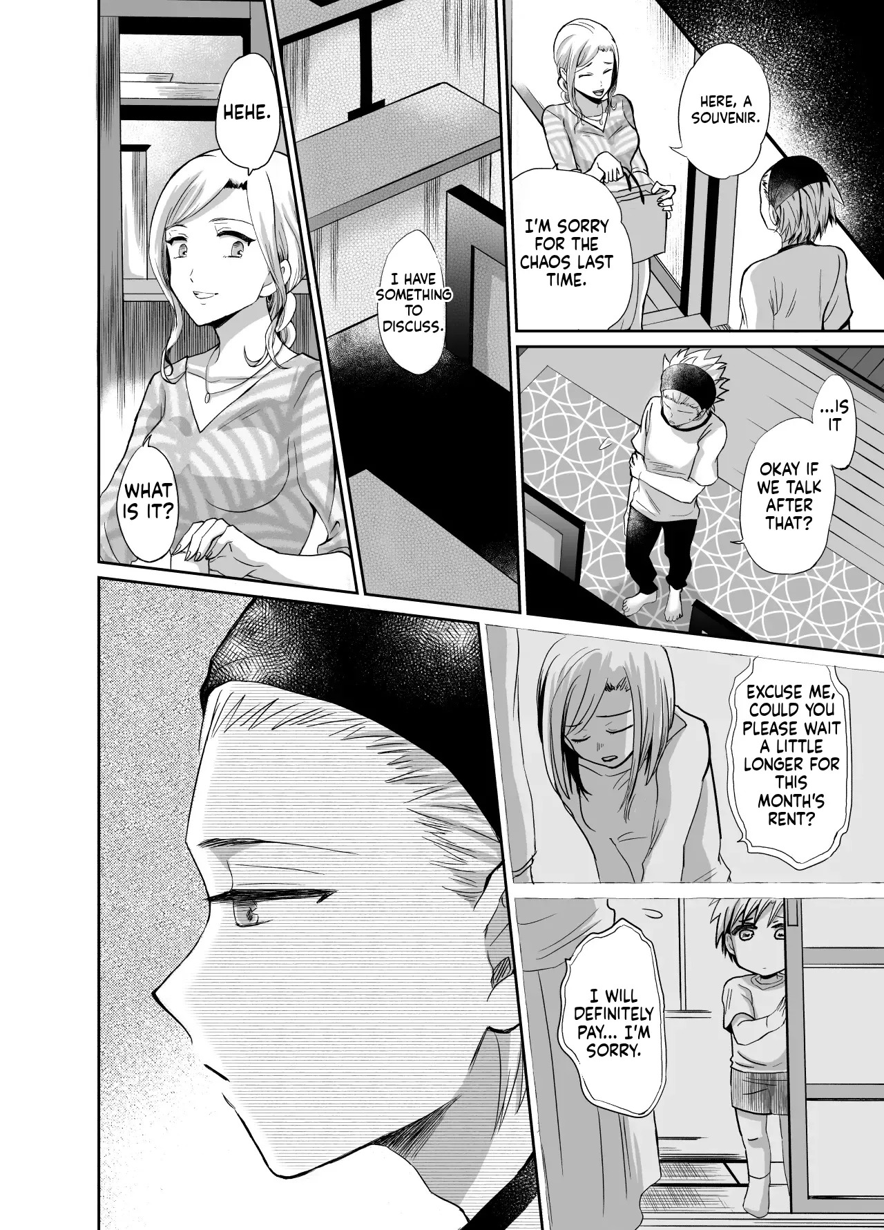 [Kinokko (Taguchi Monyata)] Nonke no Ore ga Otou-san no Mesu ni Naru made | Straight Guy Me Becomes My Father-in-Law's Woman [English] [Digital] - Page 20