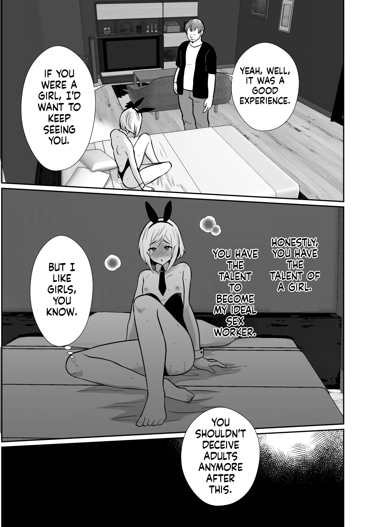 [Kinokko (Taguchi Monyata)] Sei ni Muchi na Doutei kun ga Dosukebe Otokonoko ni Sodatsu made | The Journey of a Sexually Naive Virgin Boy to Becoming a Horny Transgender Girl [English] - Page 46