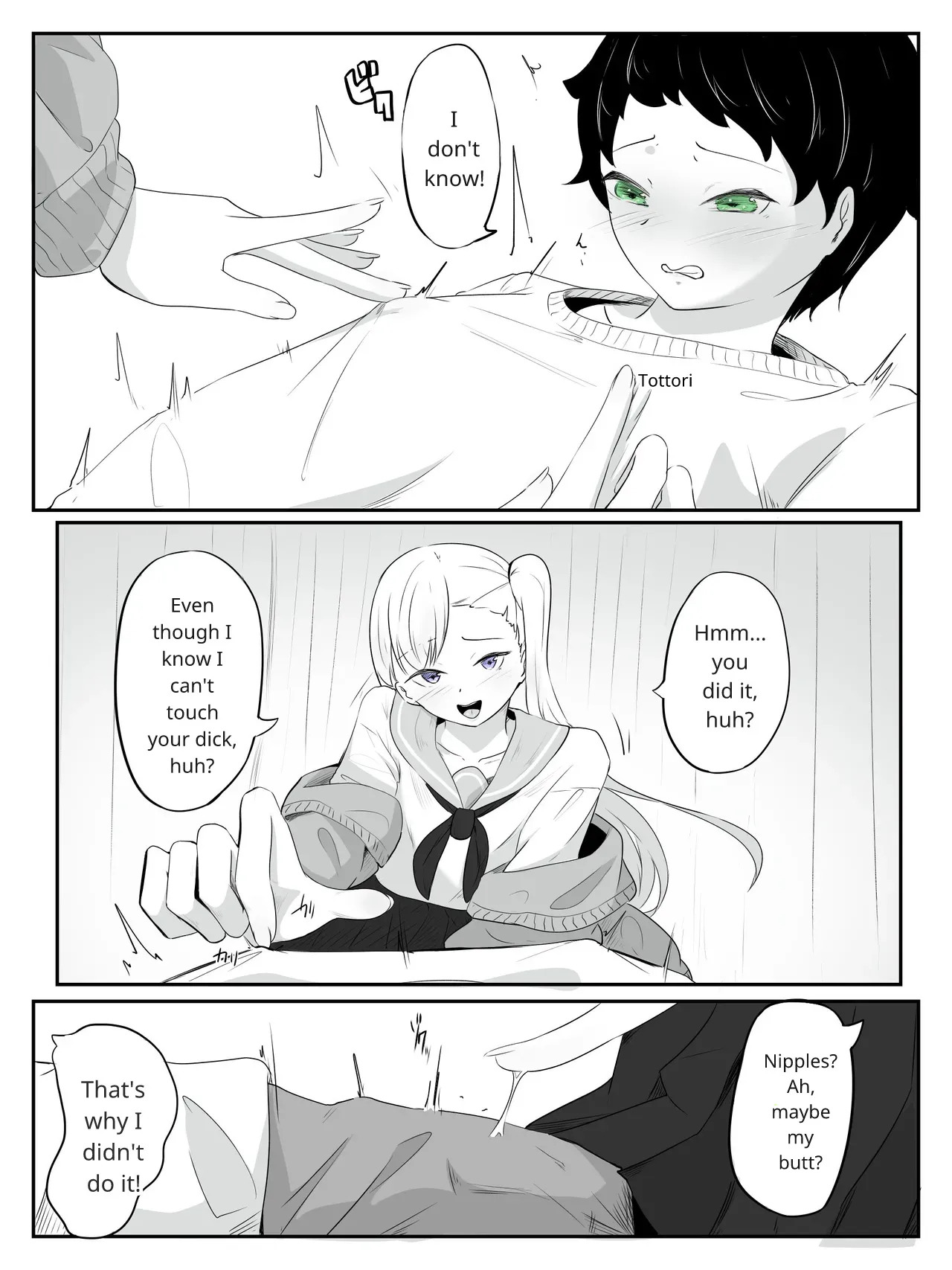 [aodotto] How to make a weak boy who ejaculates with a fake chastity belt strap-on 2 - Page 9