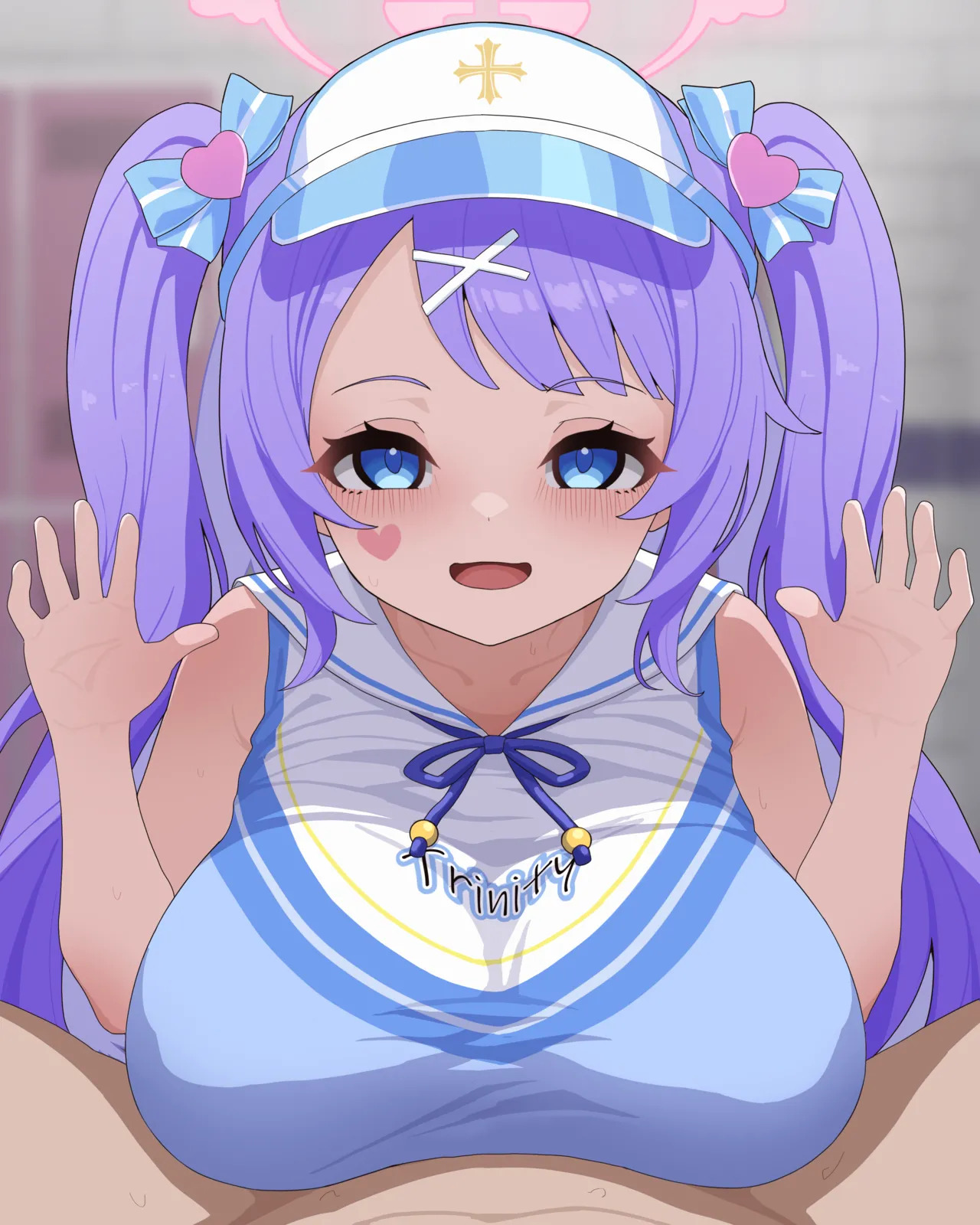 [いろしら] ハナエ (応援団) の着衣パイズリ 全14枚 (ブルーアーカイブ) - Page 12