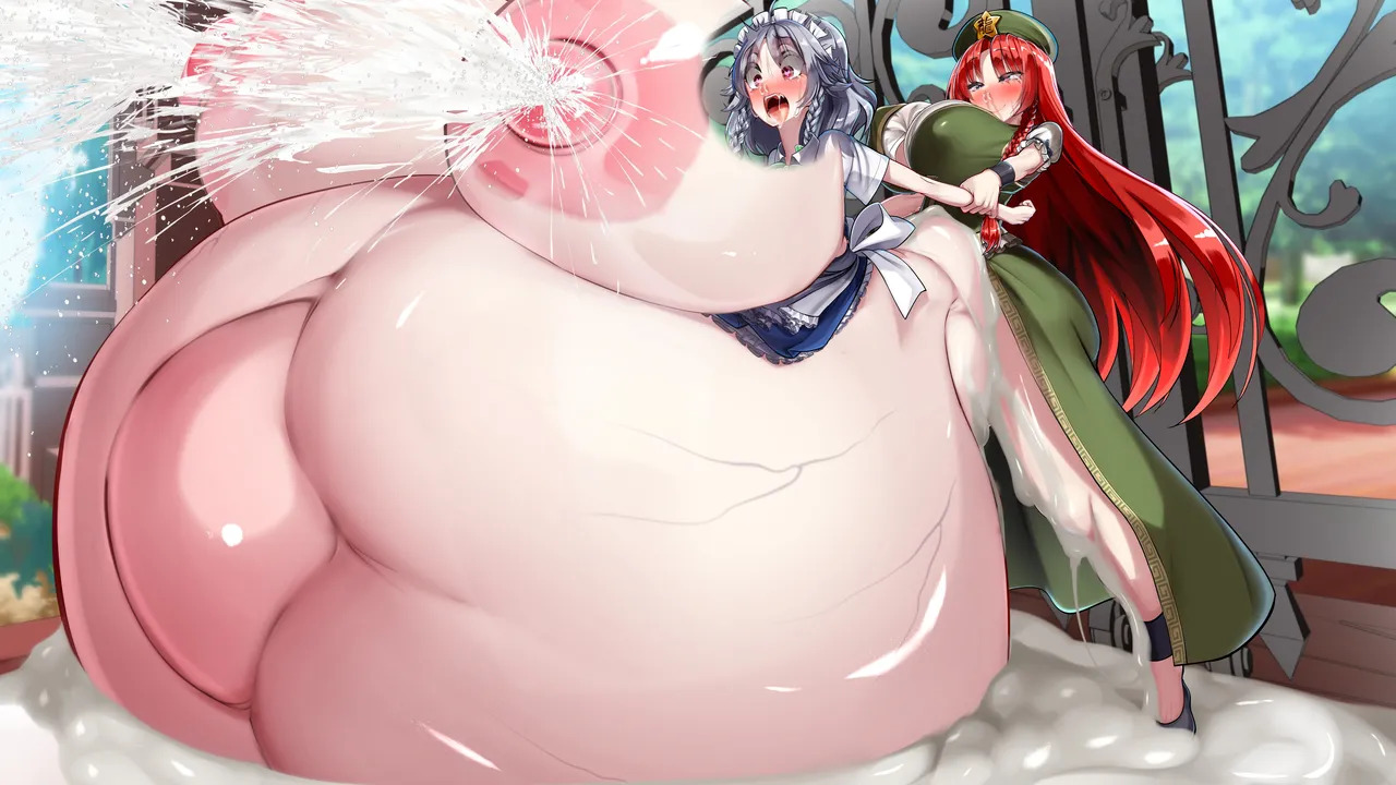 [Kawahagitei] Meiling x Sakuya Tomatta Jikan dake Onaho ni natte kureru Maid-chou (Touhou Project) [English] - Page 295
