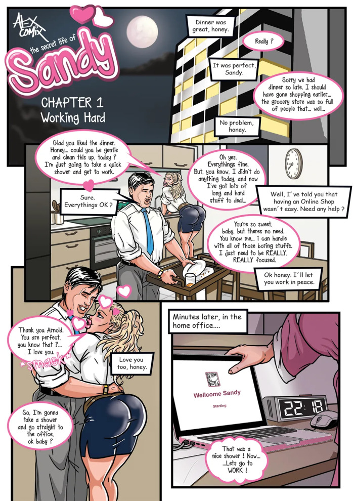 [AlexComix] The Secret Life Of Sandy Ch. 1-15 [Ongoing]