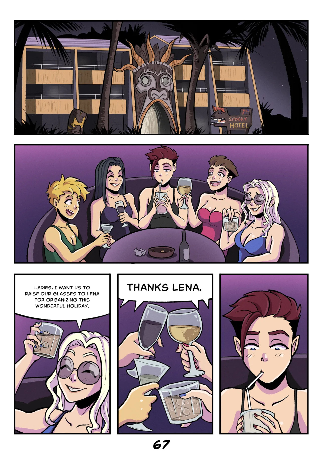 [Valk_yrain] The Curse Of Spooky Island (Possession Hub) (English) - Page 67