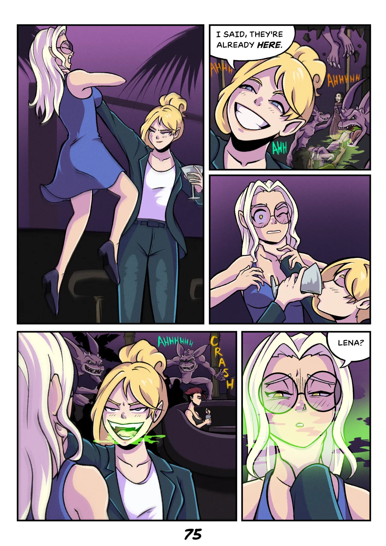 [Valk_yrain] The Curse Of Spooky Island (Possession Hub) (English) - Page 75