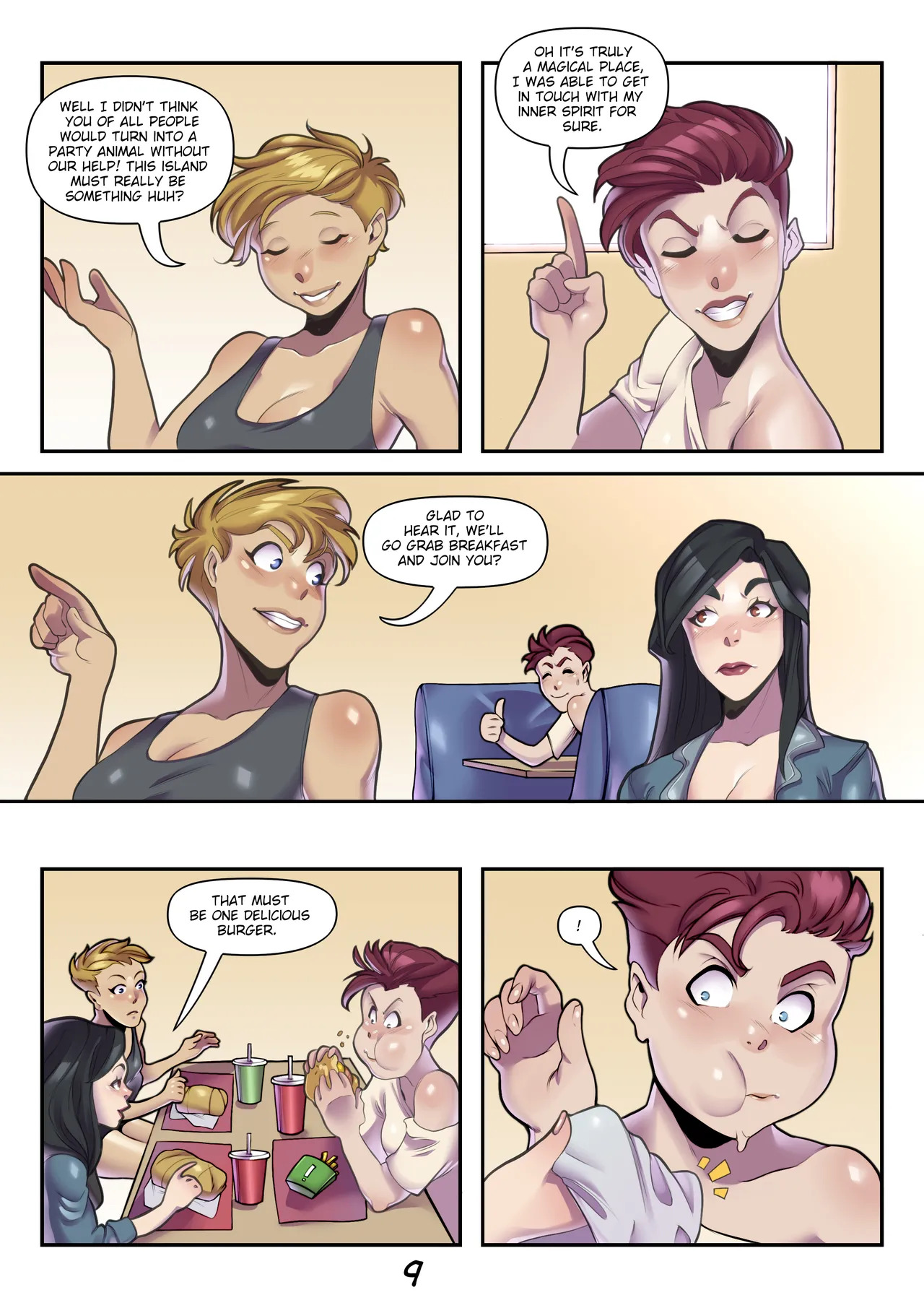 [Valk_yrain] The Curse Of Spooky Island (Possession Hub) (English) - Page 9
