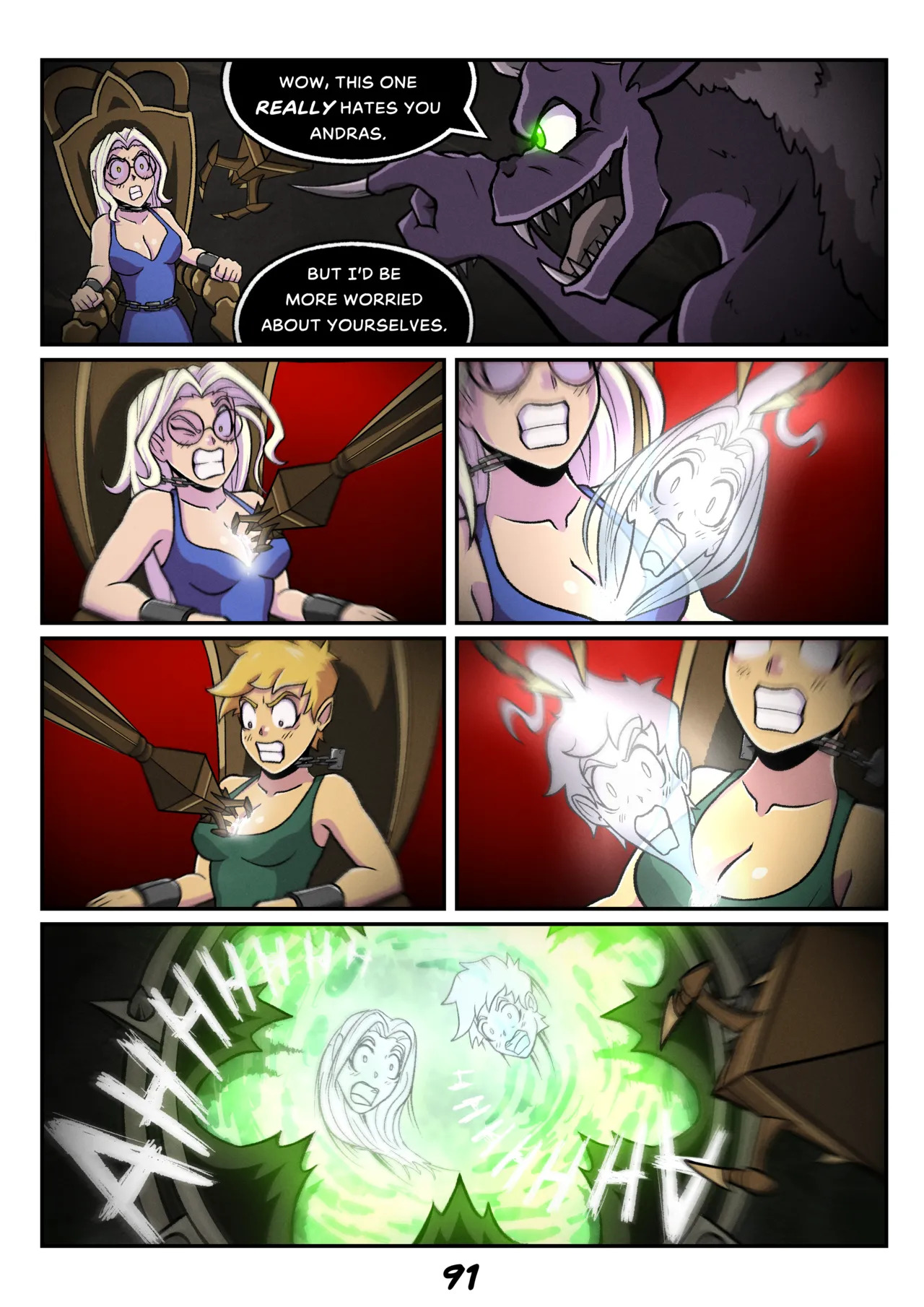 [Valk_yrain] The Curse Of Spooky Island (Possession Hub) (English) - Page 92
