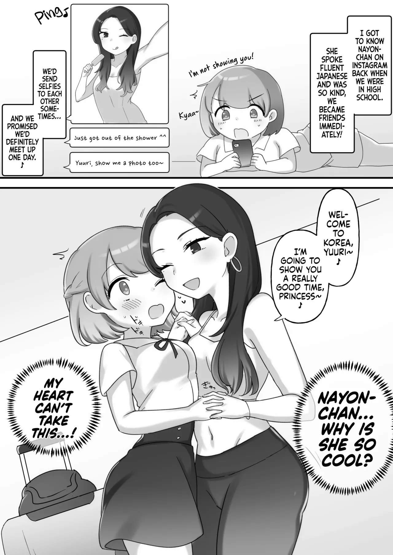 [Amai Shoujo Koubou (Amai Meiden)] Nikkan Yuri Ecchi | Japan-Korea Yuri Sex [English] [Castle TL] - Page 4