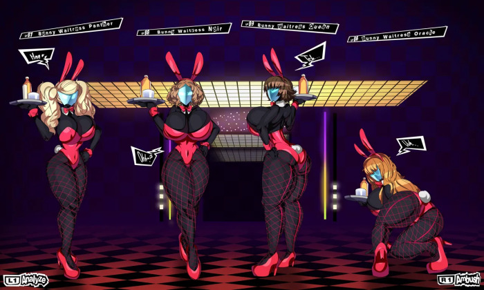[CaptainKirb] Bunny Waitress Shadows