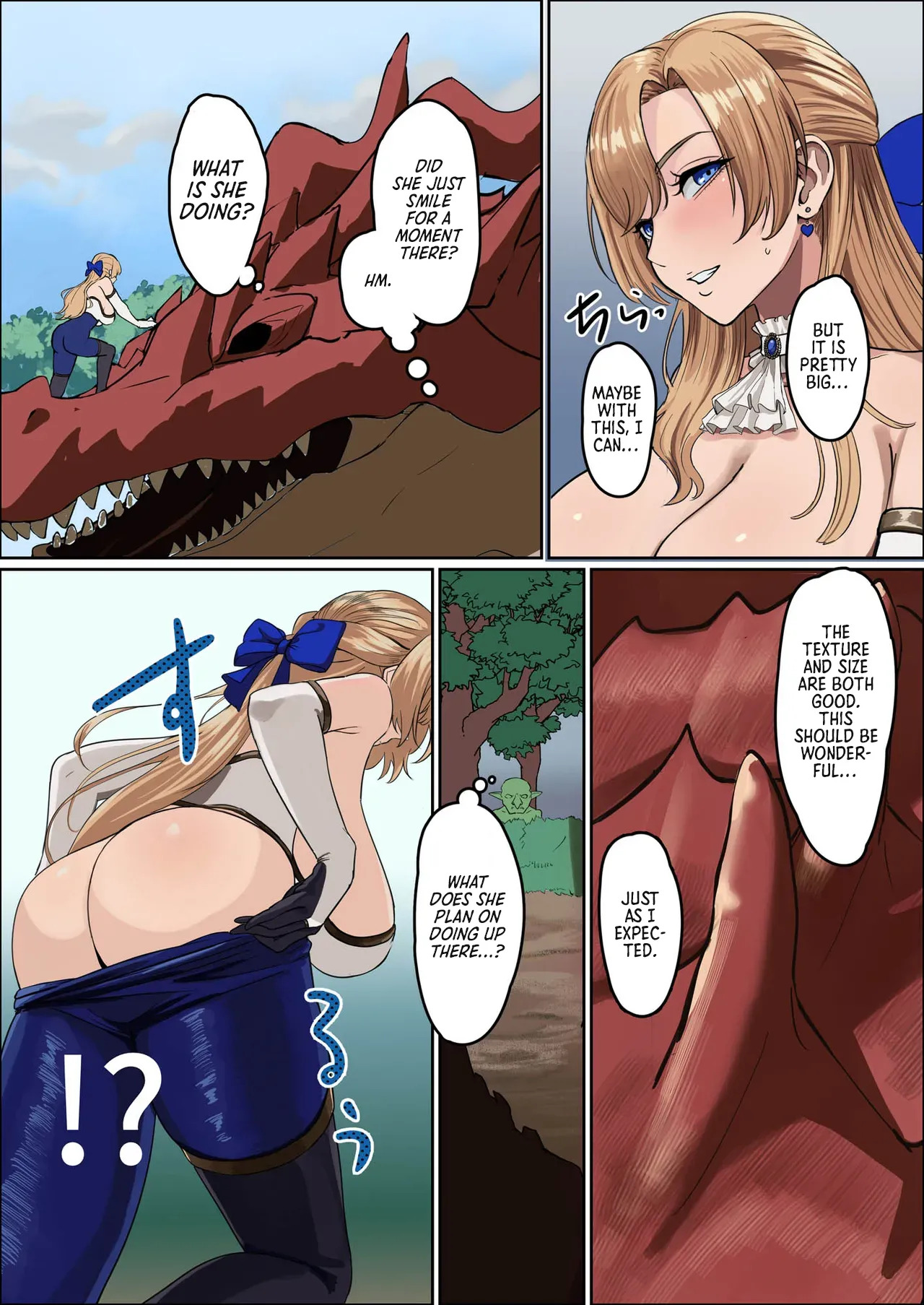 [Mainichi Angel] Bakunyuu Onna Kishi Konna Zako Monster ga Watashi no Nakama! Nan no Joudan da | Huge Breasted Female Knight: Teaming up with a weakling monster!? What kind of joke is this? [English] [Morally Bankrupt Wizard Translations] [Digital] - Page 16
