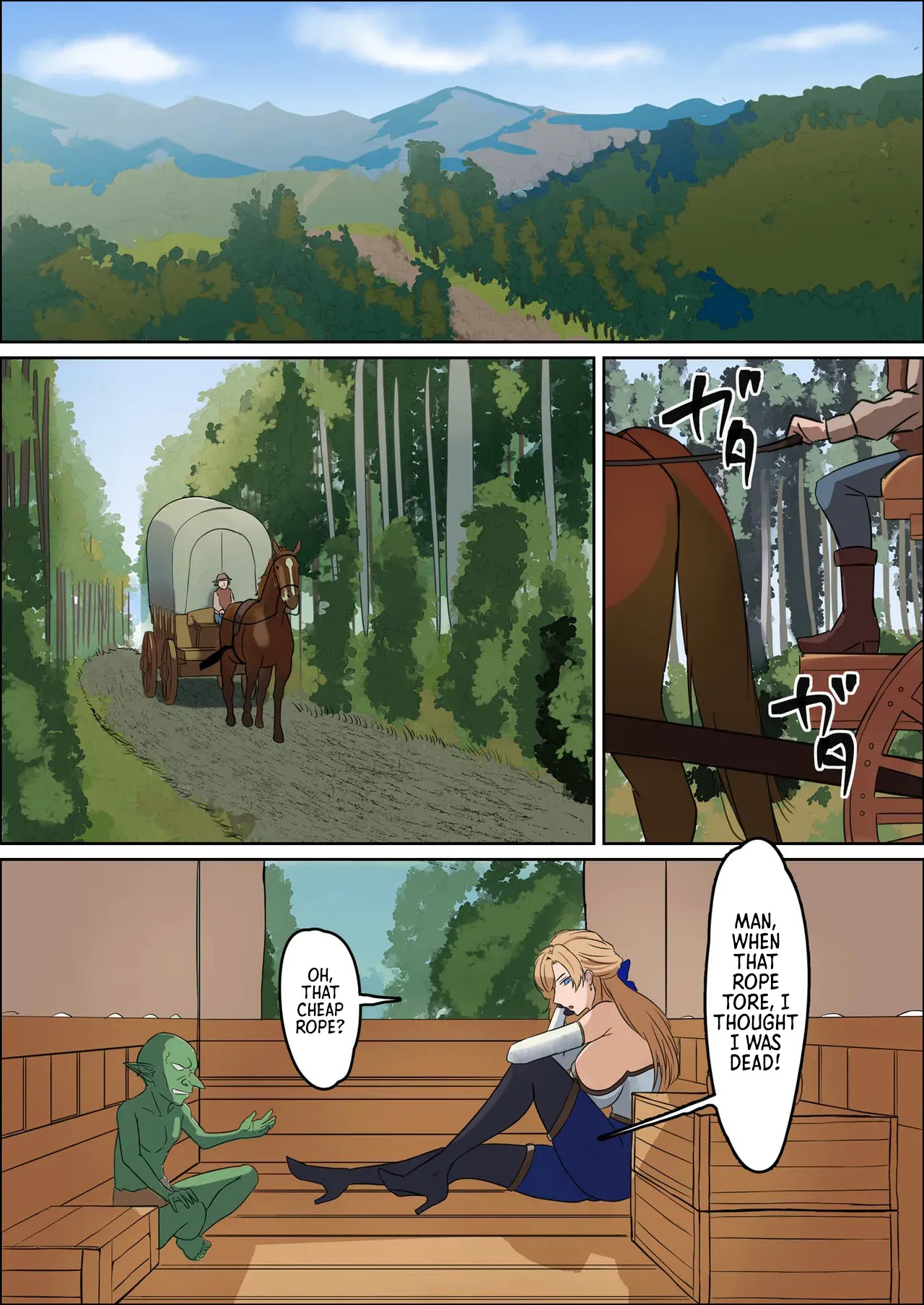 [Mainichi Angel] Bakunyuu Onna Kishi Konna Zako Monster ga Watashi no Nakama! Nan no Joudan da | Huge Breasted Female Knight: Teaming up with a weakling monster!? What kind of joke is this? [English] [Morally Bankrupt Wizard Translations] [Digital] - Page 55