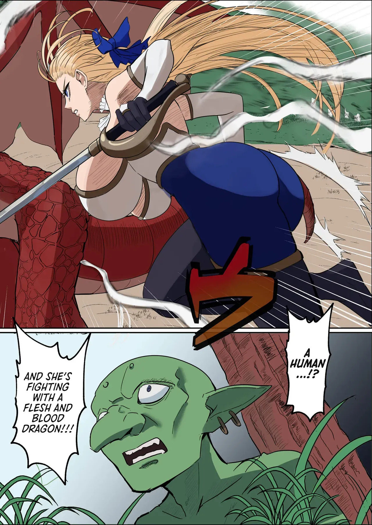 [Mainichi Angel] Bakunyuu Onna Kishi Konna Zako Monster ga Watashi no Nakama! Nan no Joudan da | Huge Breasted Female Knight: Teaming up with a weakling monster!? What kind of joke is this? [English] [Morally Bankrupt Wizard Translations] [Digital] - Page 7