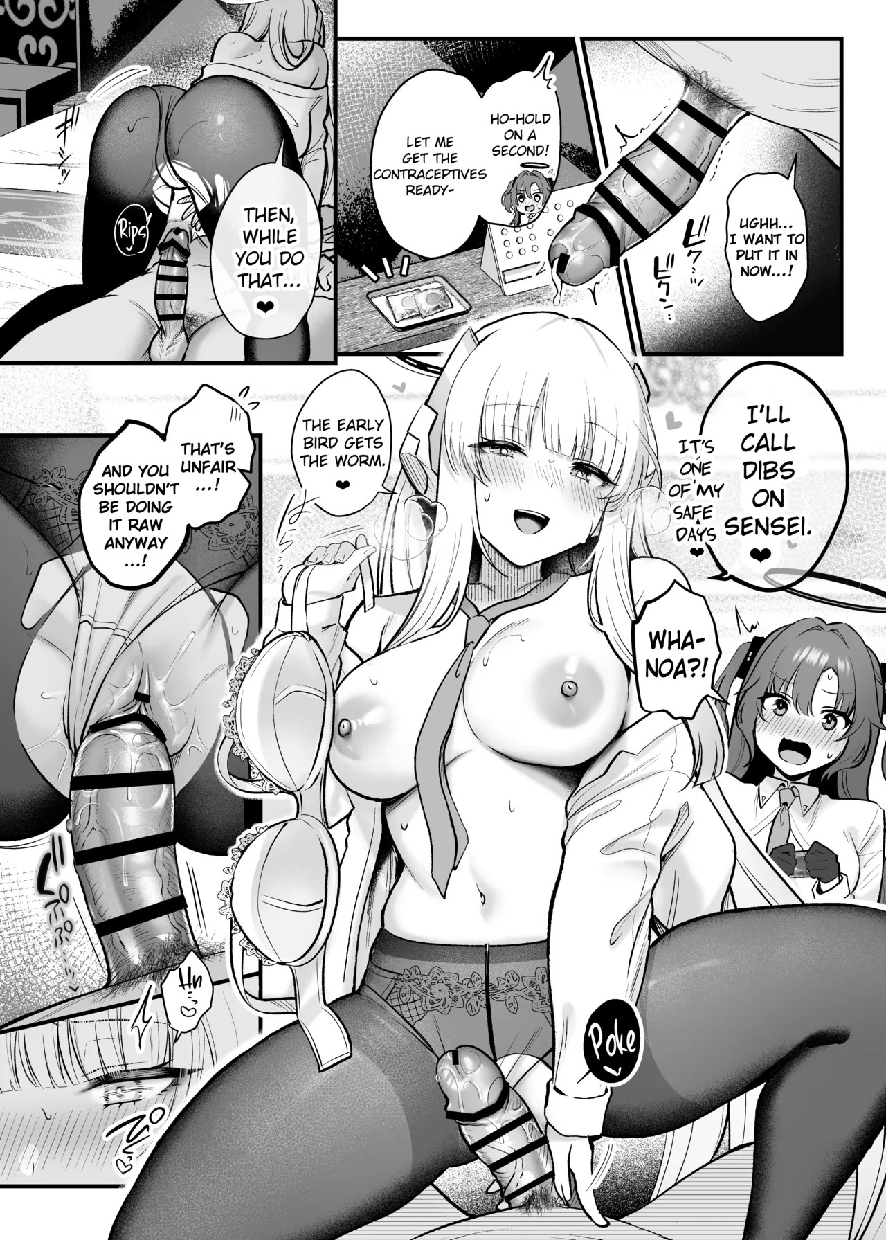 [Pontaroya (Pontaro)] Yuuka to Noa to Kokoro Yuku made | With Yuuka and Noa to My Heart's Content(Blue Archive) [English] [Literally Starving] [Digital] - Page 10