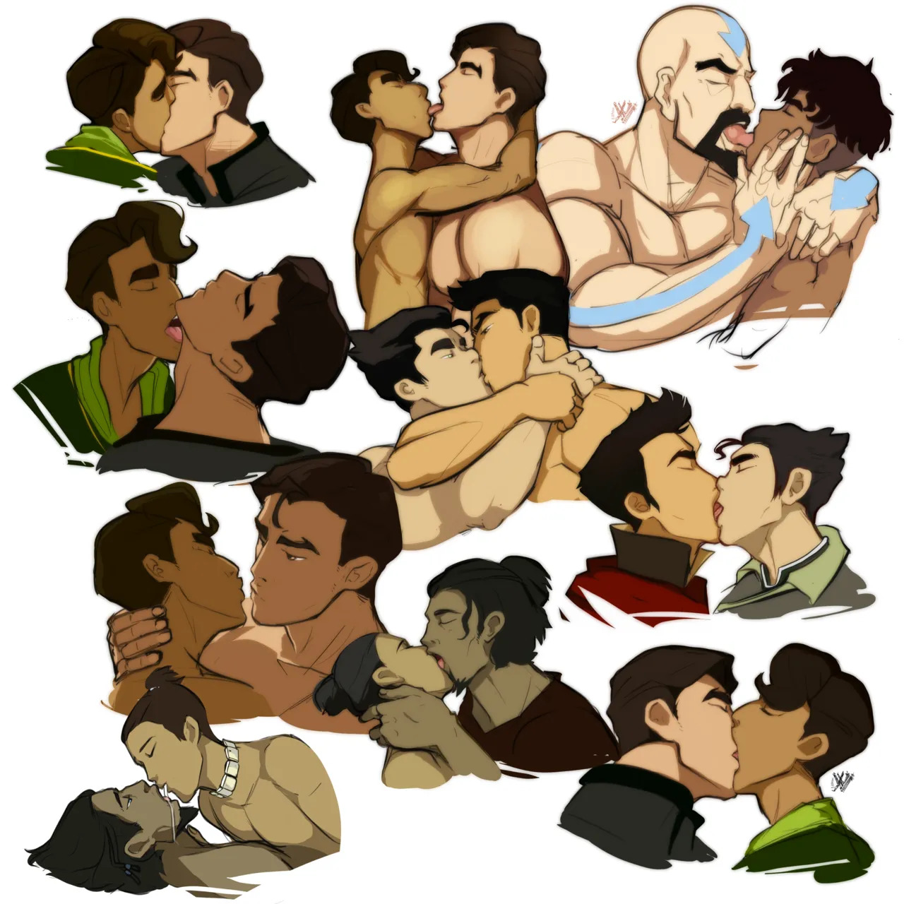 [lilprincyvi] Mako & Wu Beach Date (+Bonus Pinups & Doodles) - Page 11
