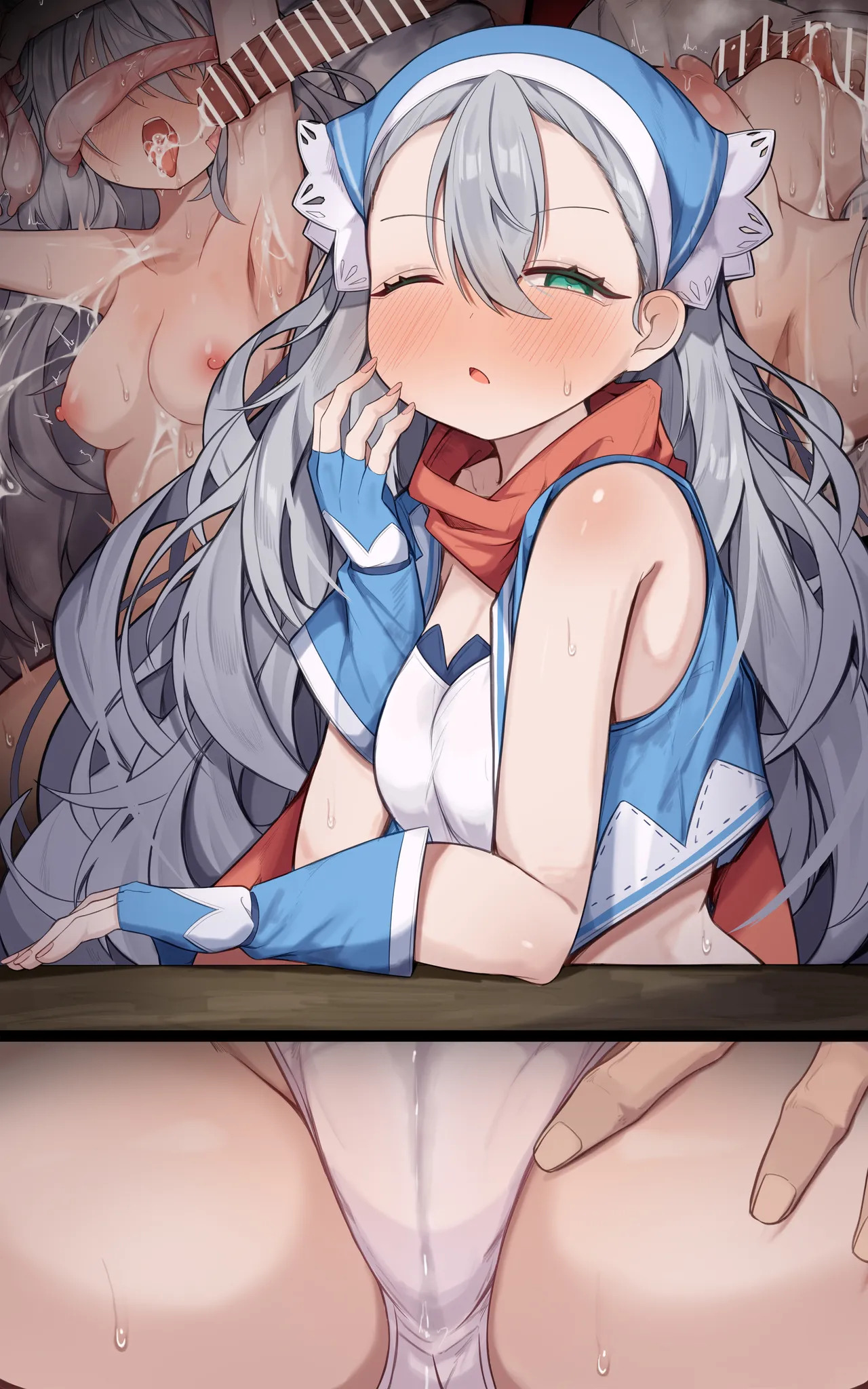 [もりの] 性豪絶倫巨根金ピカモコモコ系主人公とカリンちゃん - Page 23