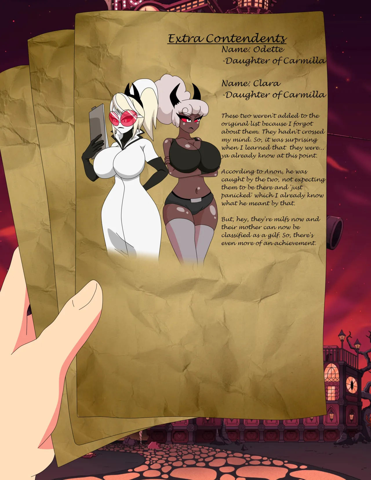 [Xml Xrossover] Anon x Hellaverse (Hazbin Hotel) - Page 105
