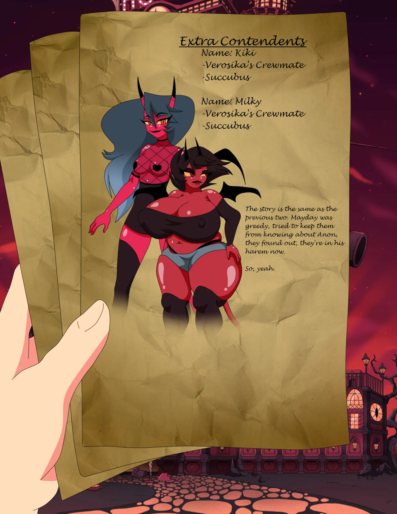 [Xml Xrossover] Anon x Hellaverse (Hazbin Hotel) - Page 117